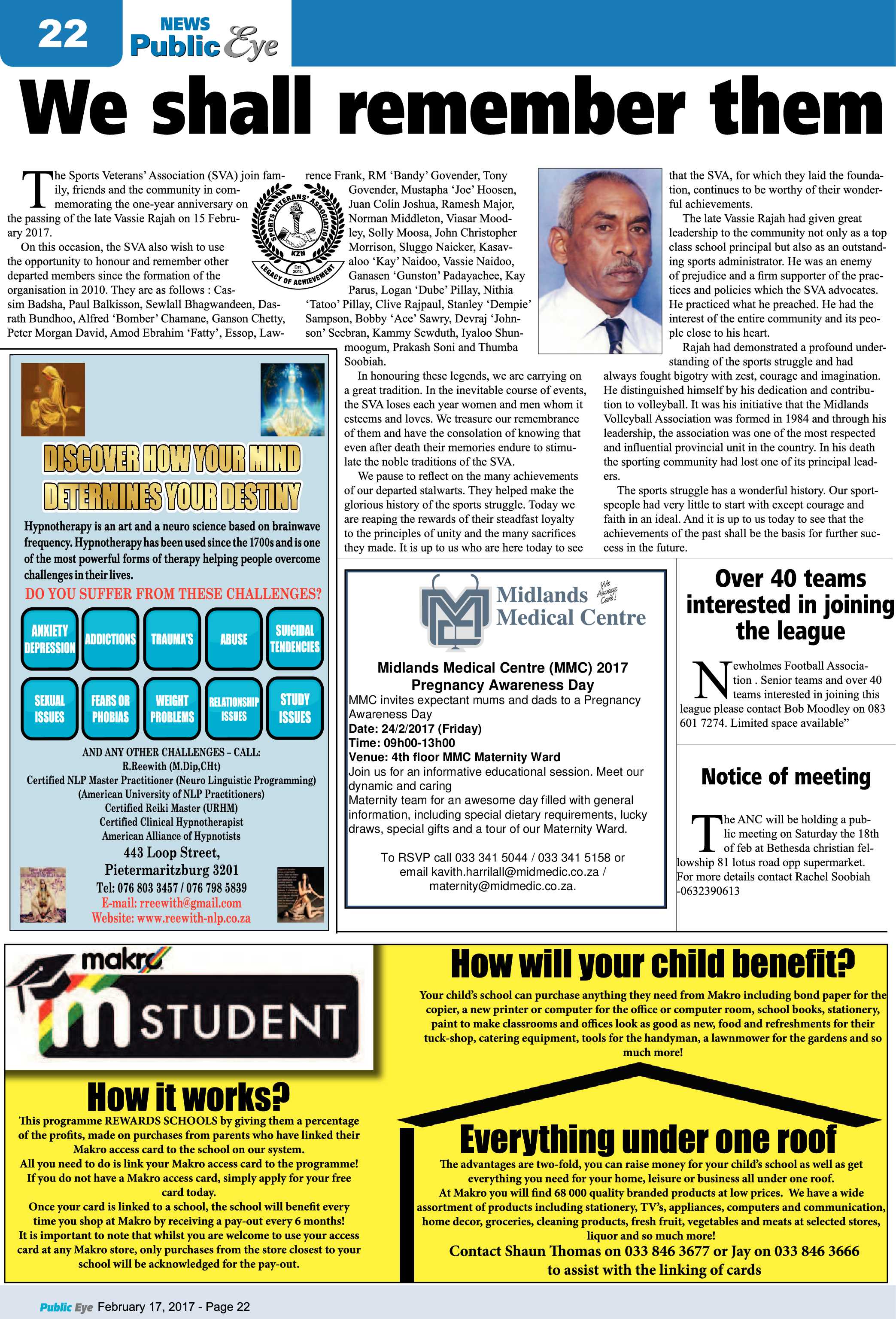 Public Eye 17 February 2017 page 22