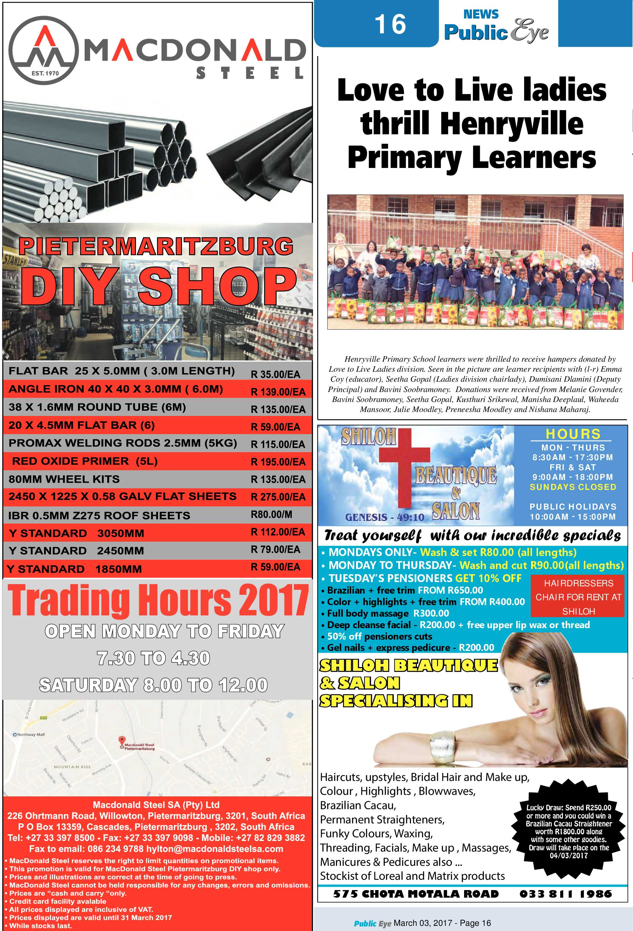 Public Eye 03 March 2017 page 16