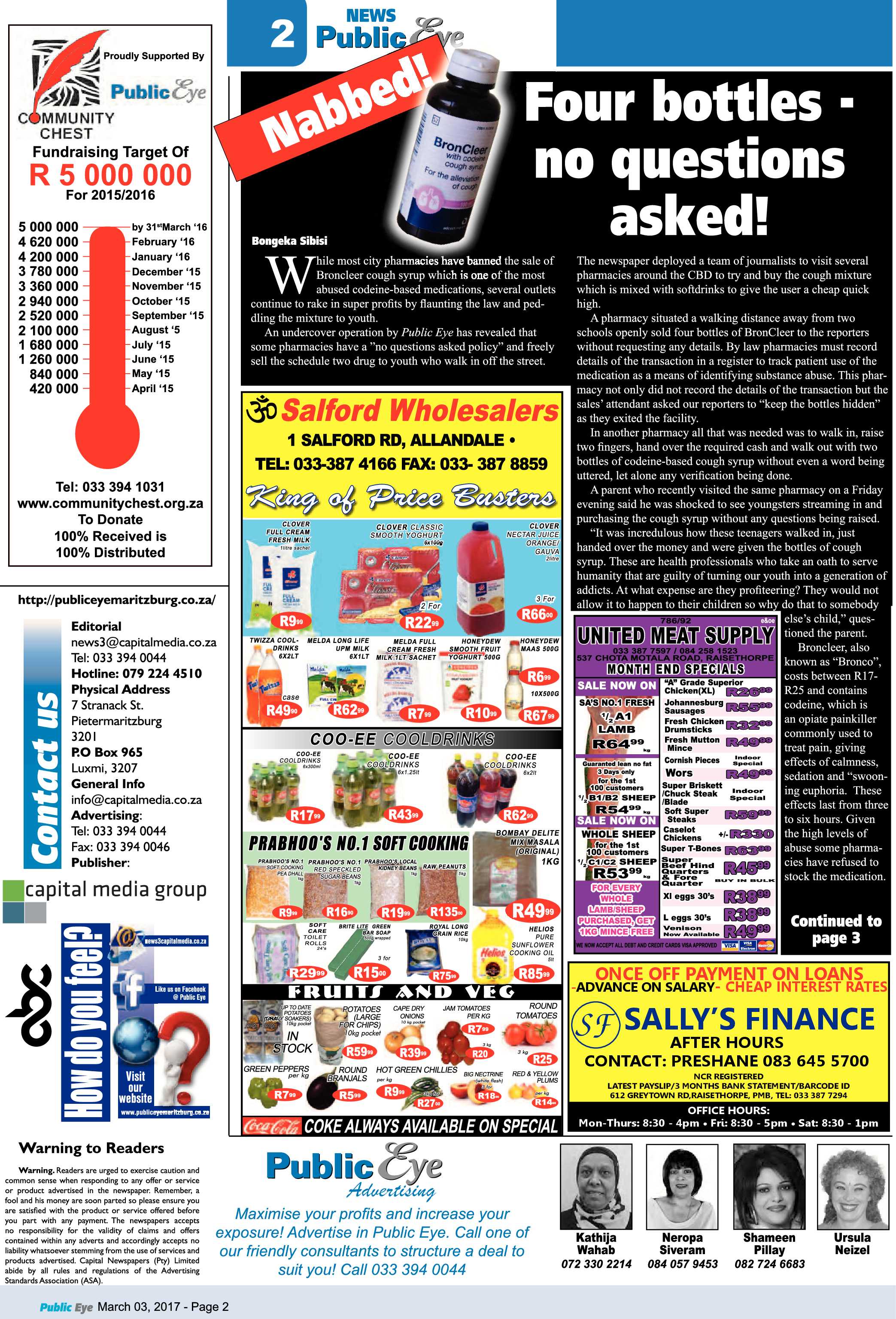 Public Eye 03 March 2017 page 2