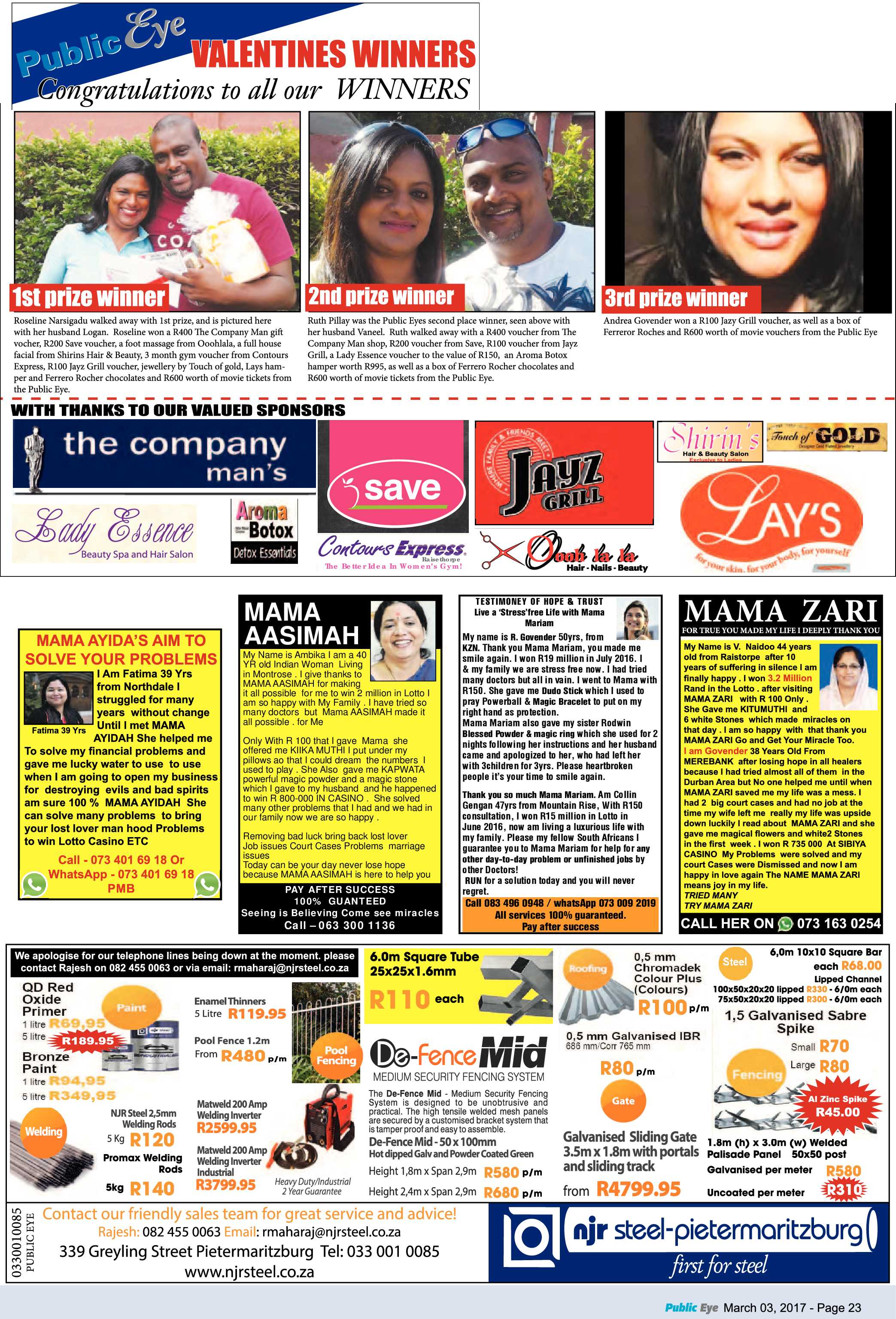 Public Eye 03 March 2017 page 23