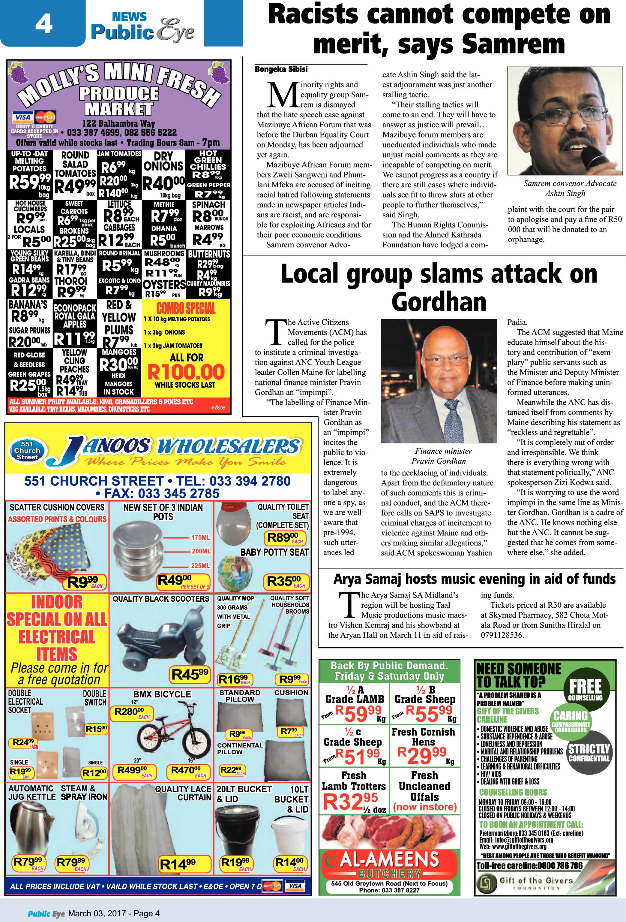 Public Eye 03 March 2017 page 4