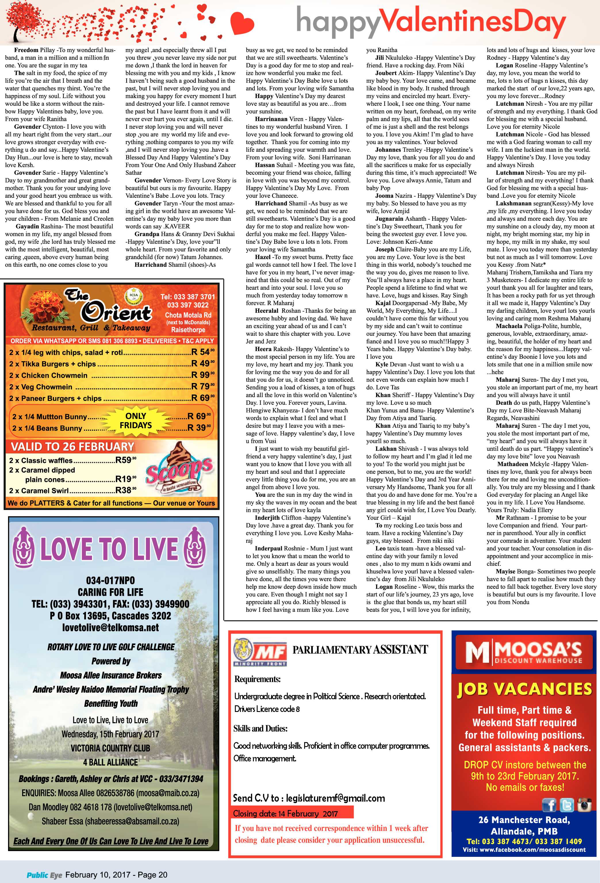 Public Eye 10 February 2017 page 20