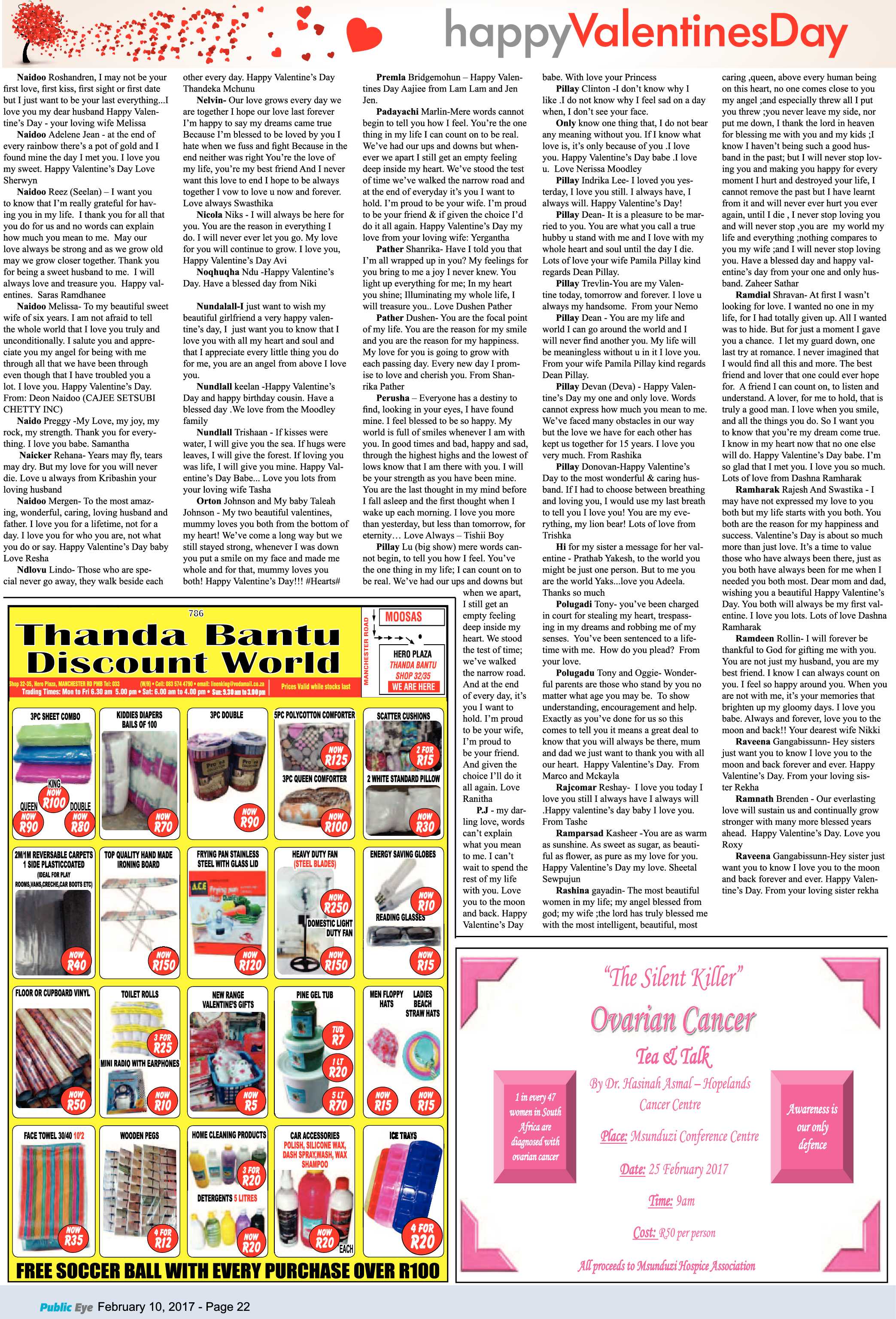 Public Eye 10 February 2017 page 22