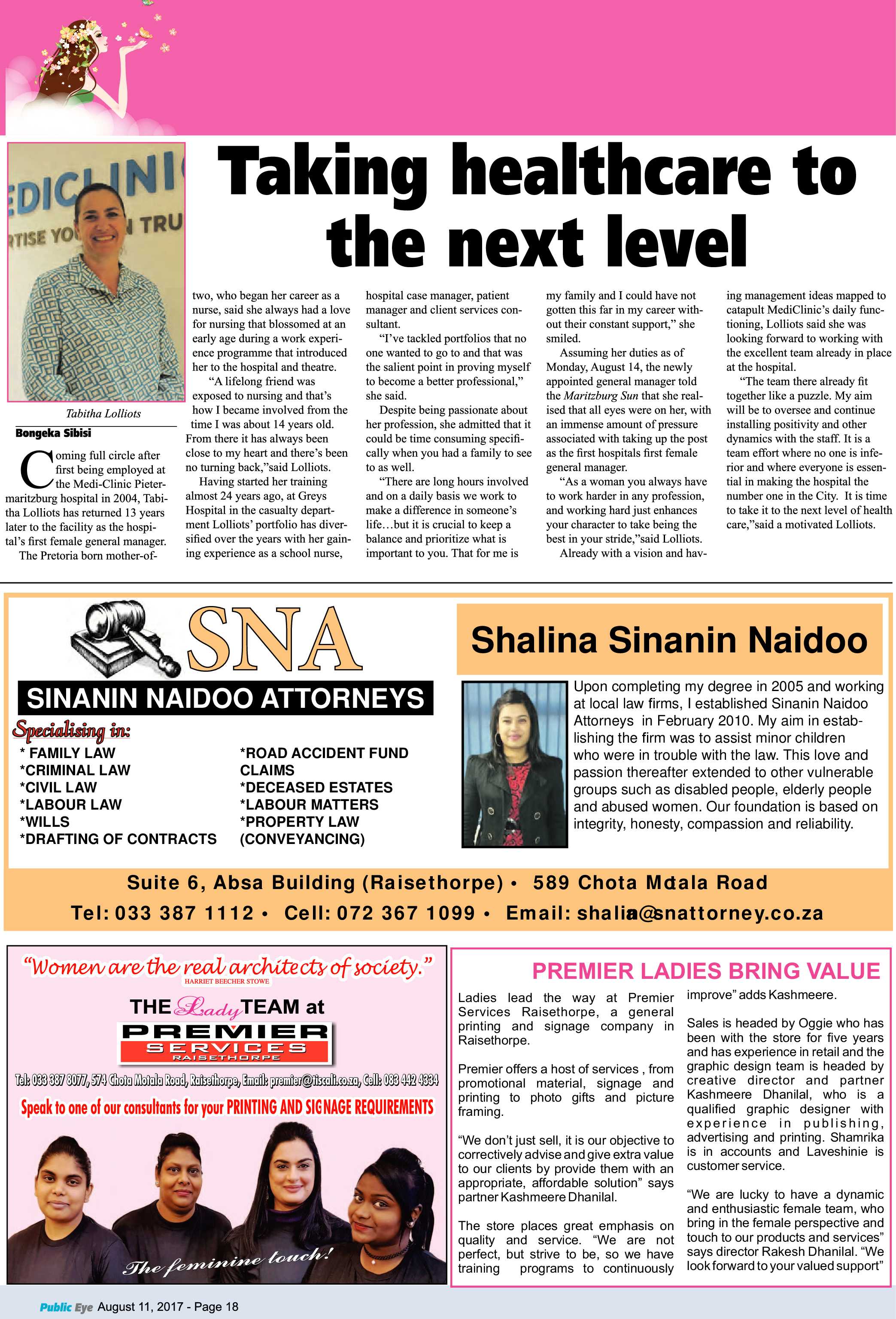 Public Eye 18 August 2017 page 18