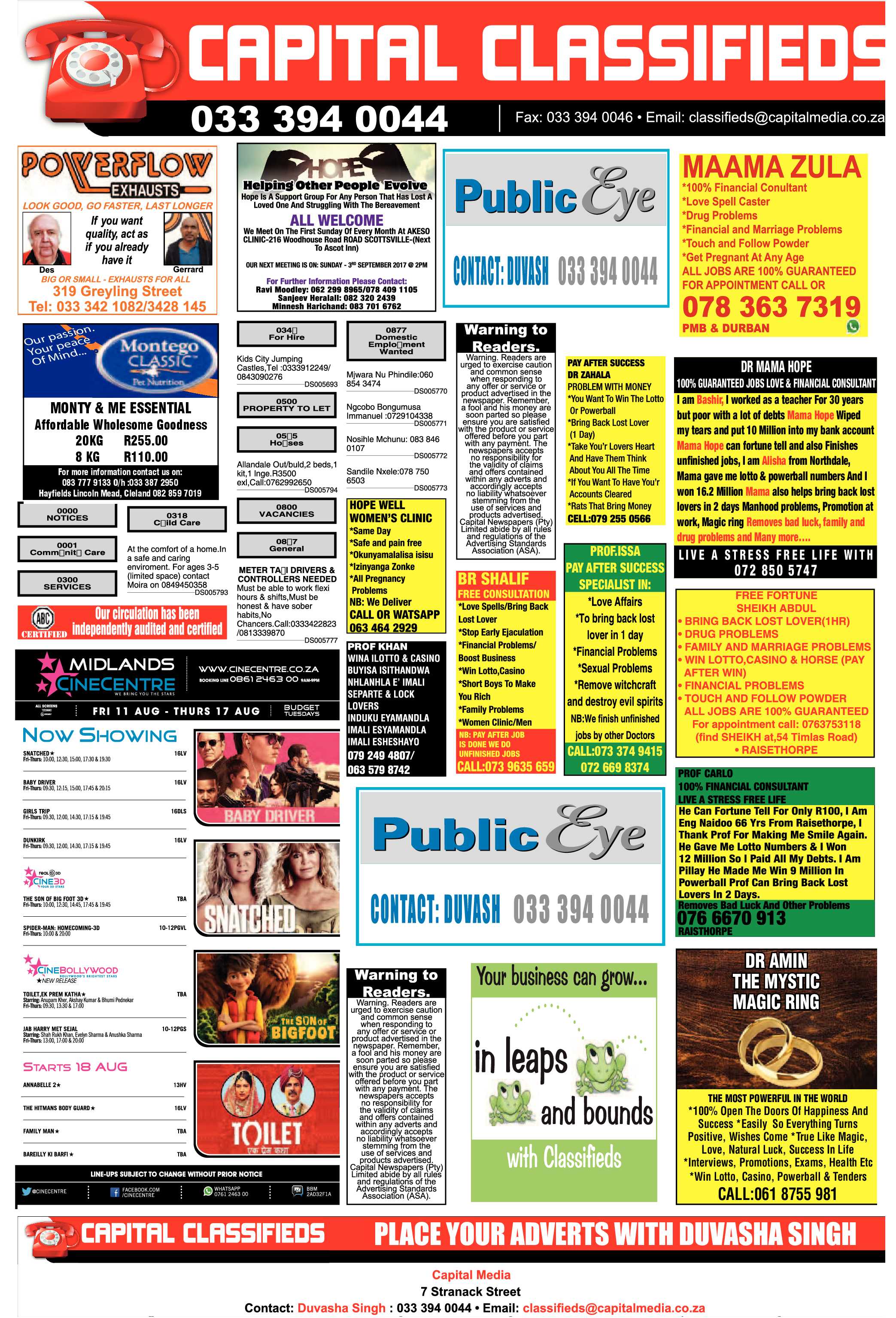 Public Eye 18 August 2017 page 22