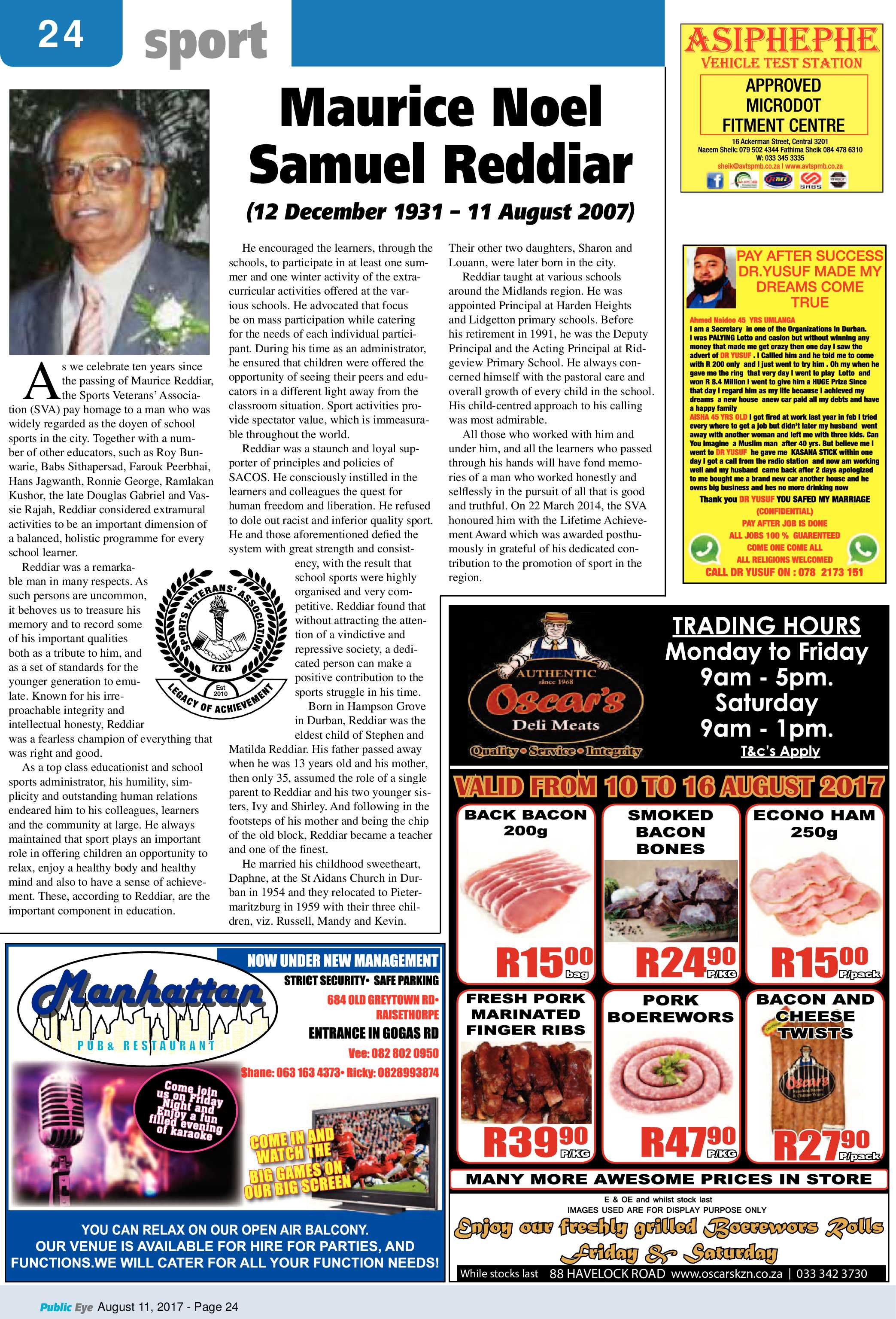 Public Eye 18 August 2017 page 24