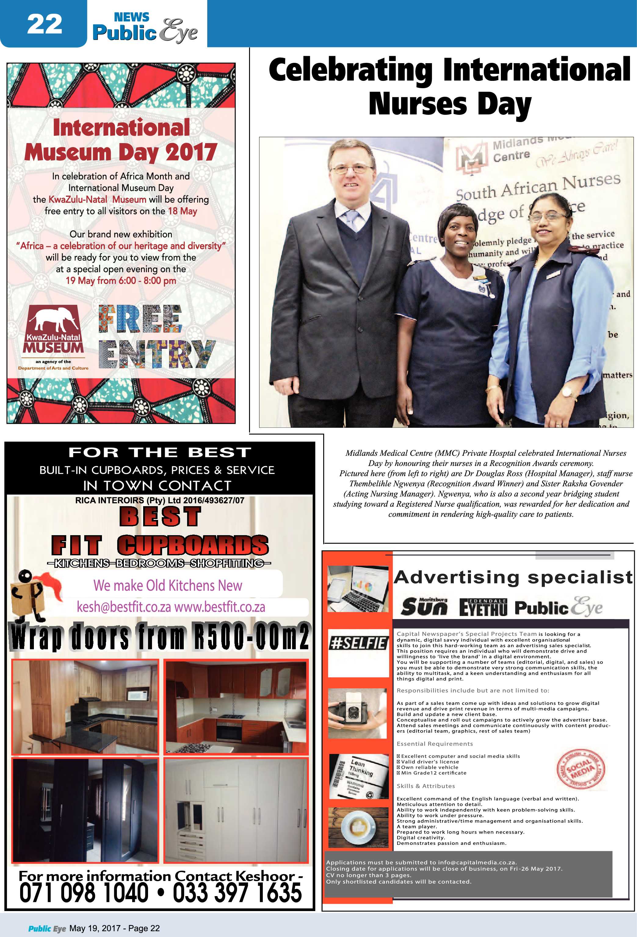 Public Eye 19 May 2017 page 22