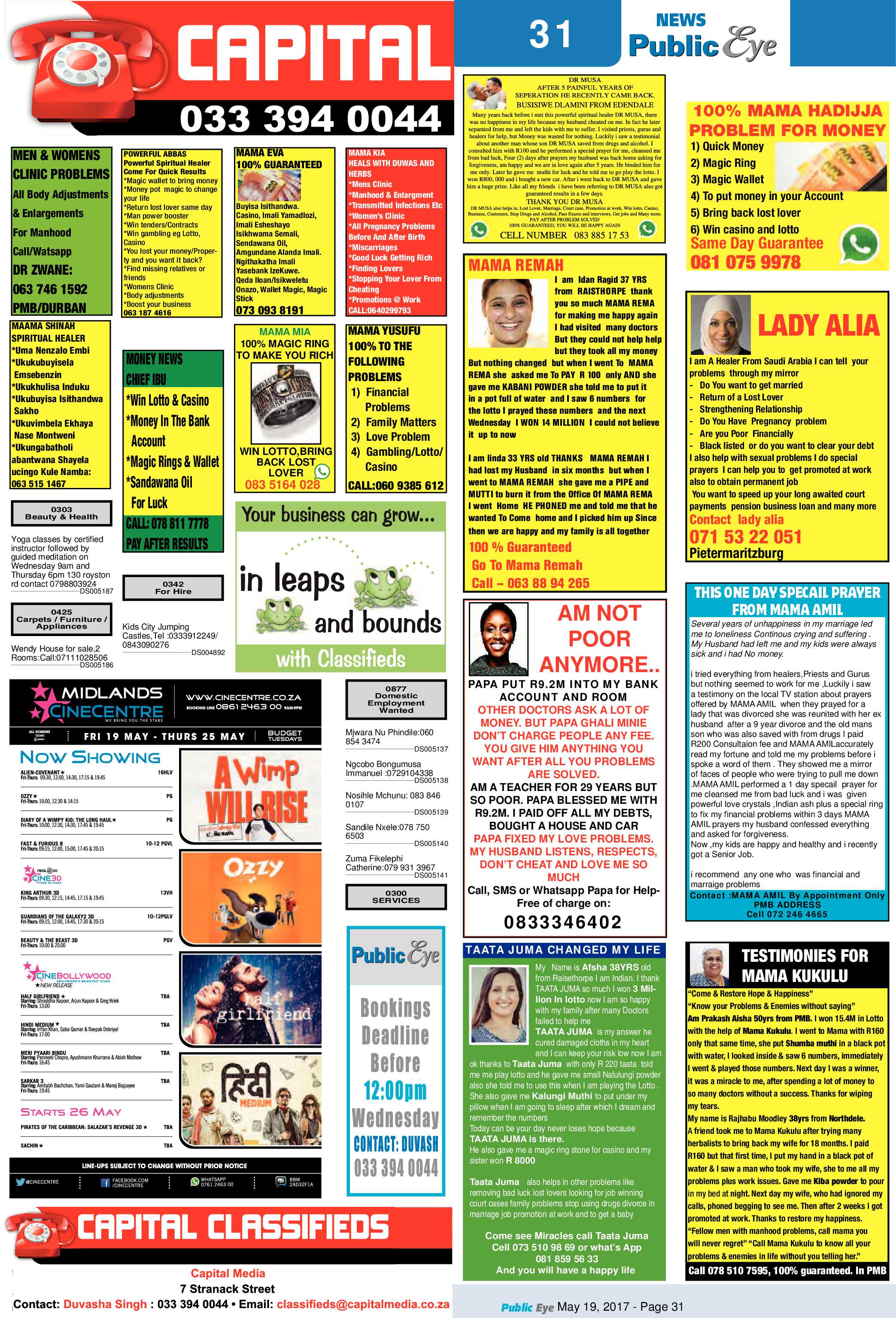 Public Eye 19 May 2017 page 31