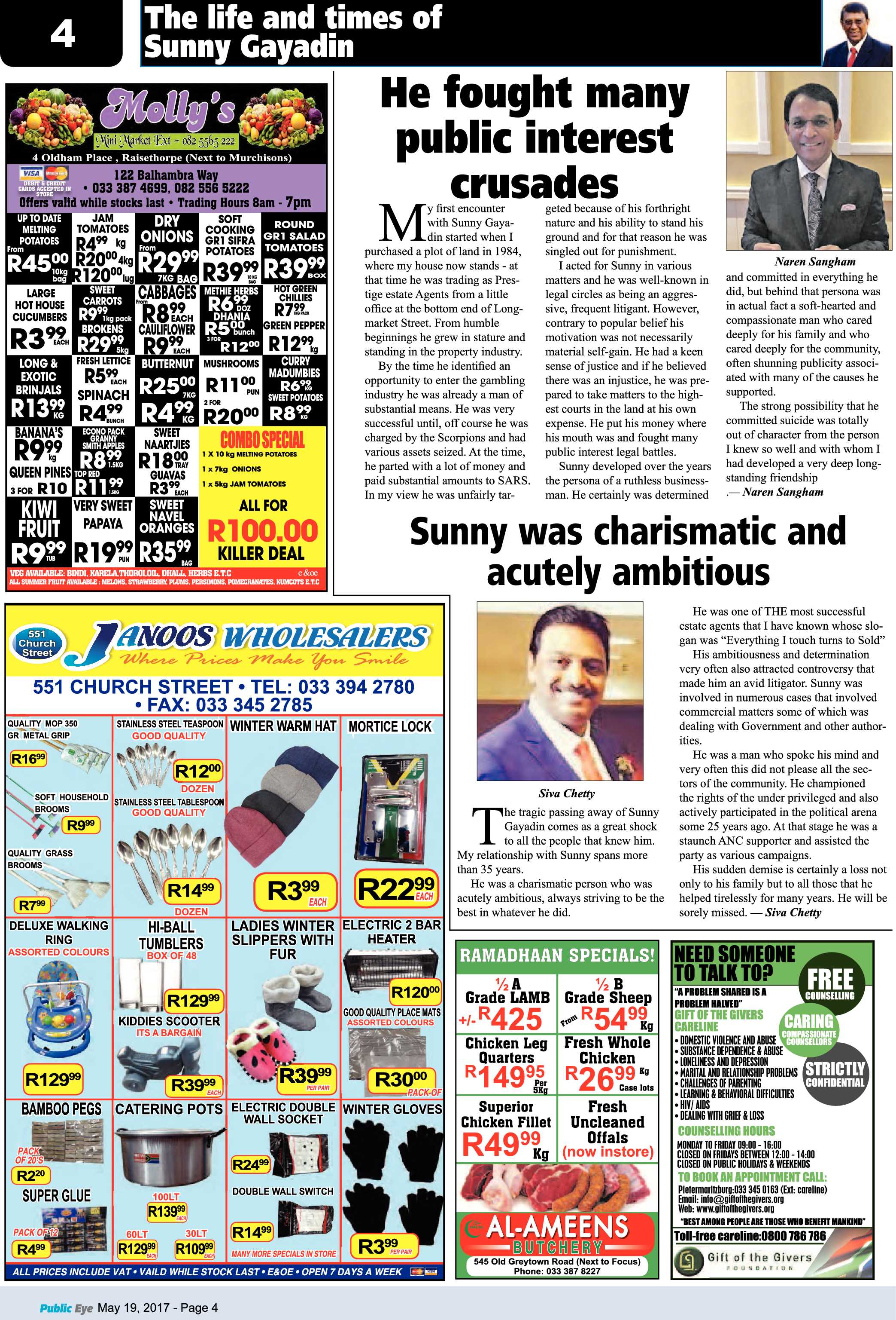 Public Eye 19 May 2017 page 4