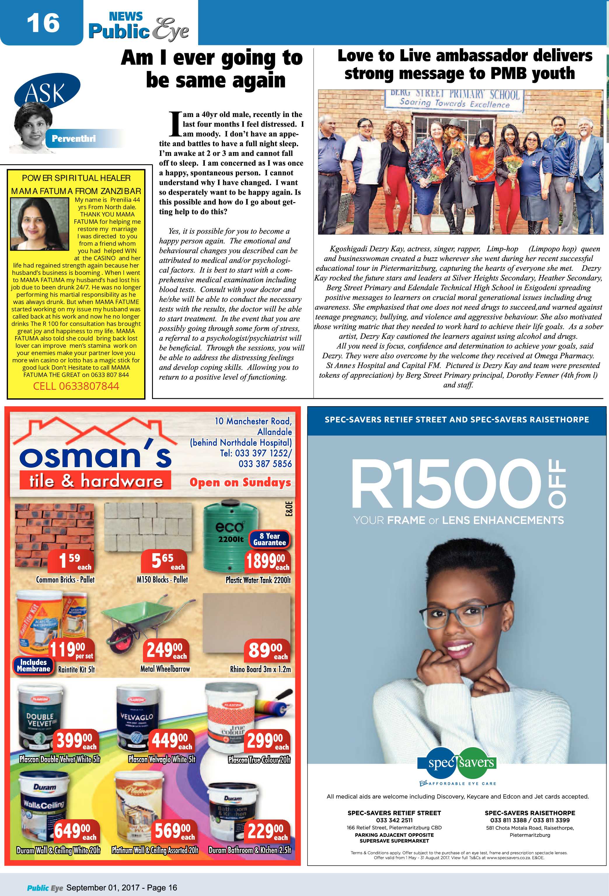 Public Eye 1 Sepetember 2017 page 15