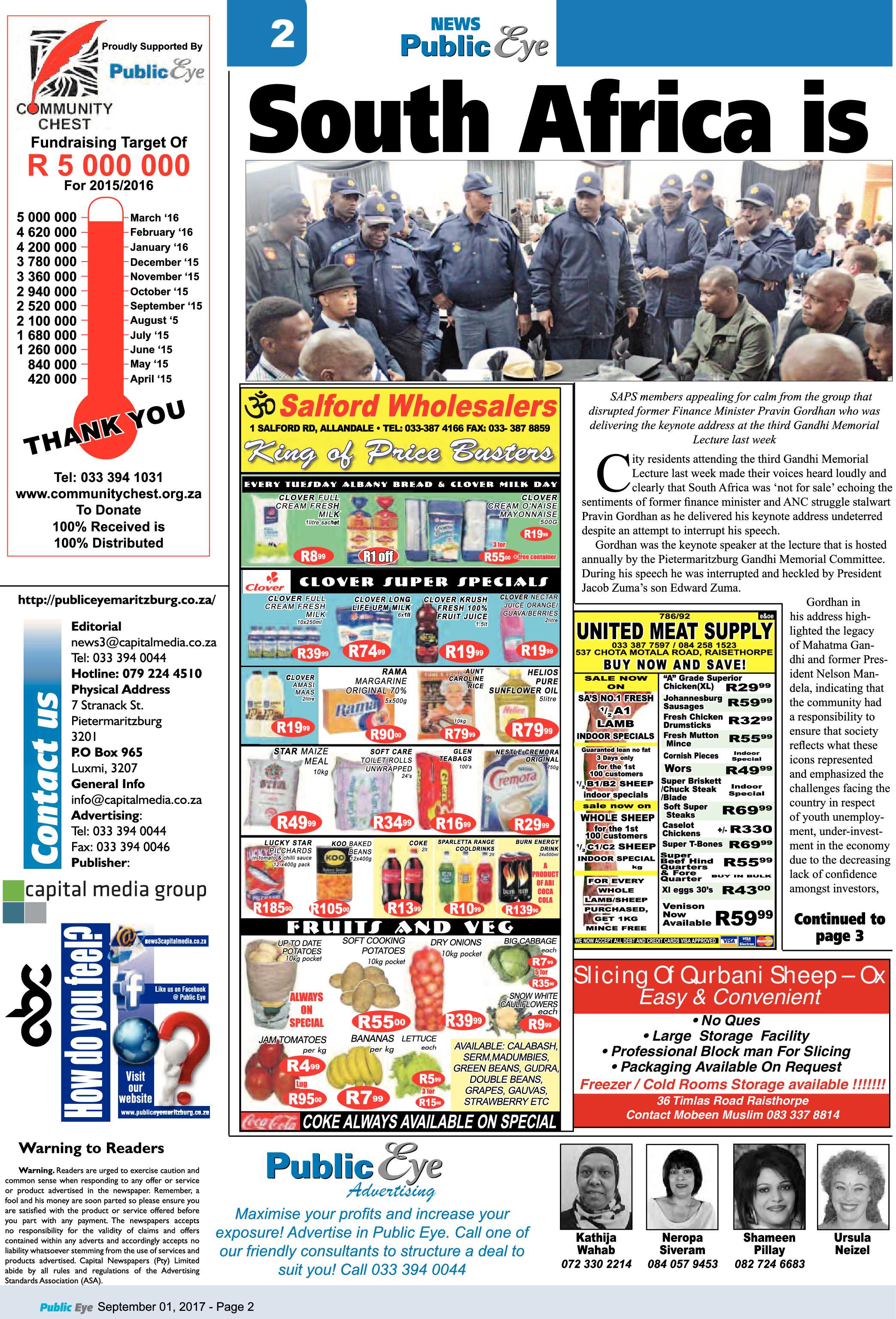 Public Eye 1 Sepetember 2017 page 2