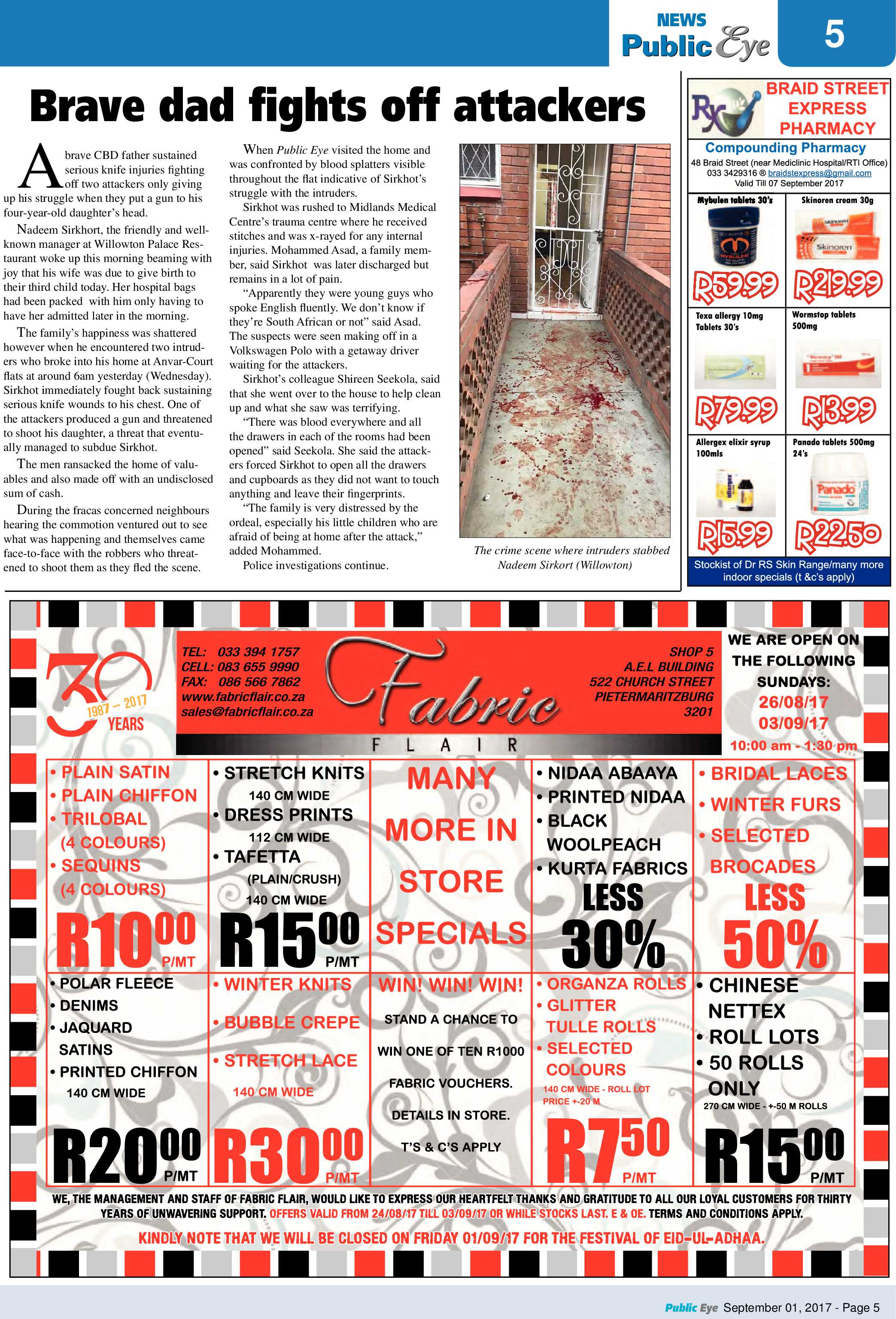 Public Eye 1 Sepetember 2017 page 5