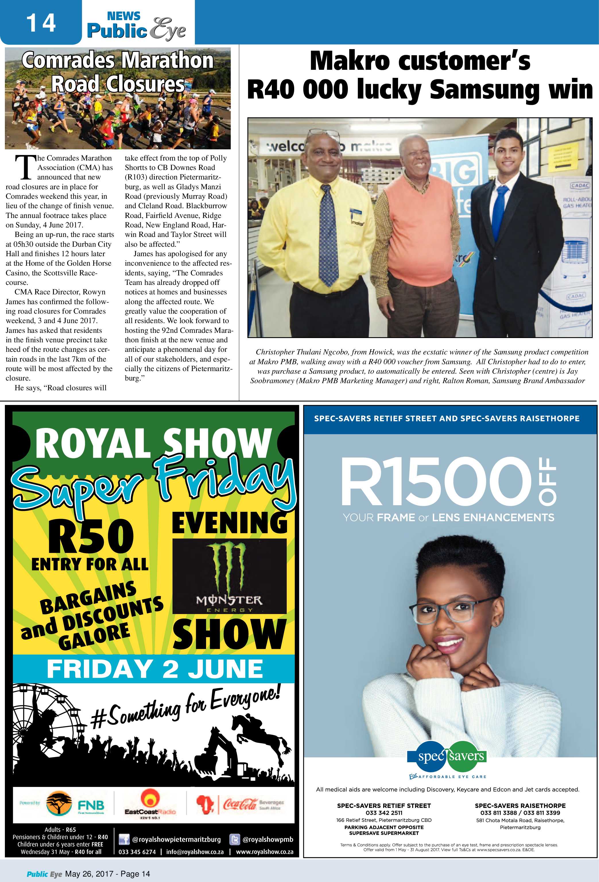 Public Eye 26 May 2017 page 14