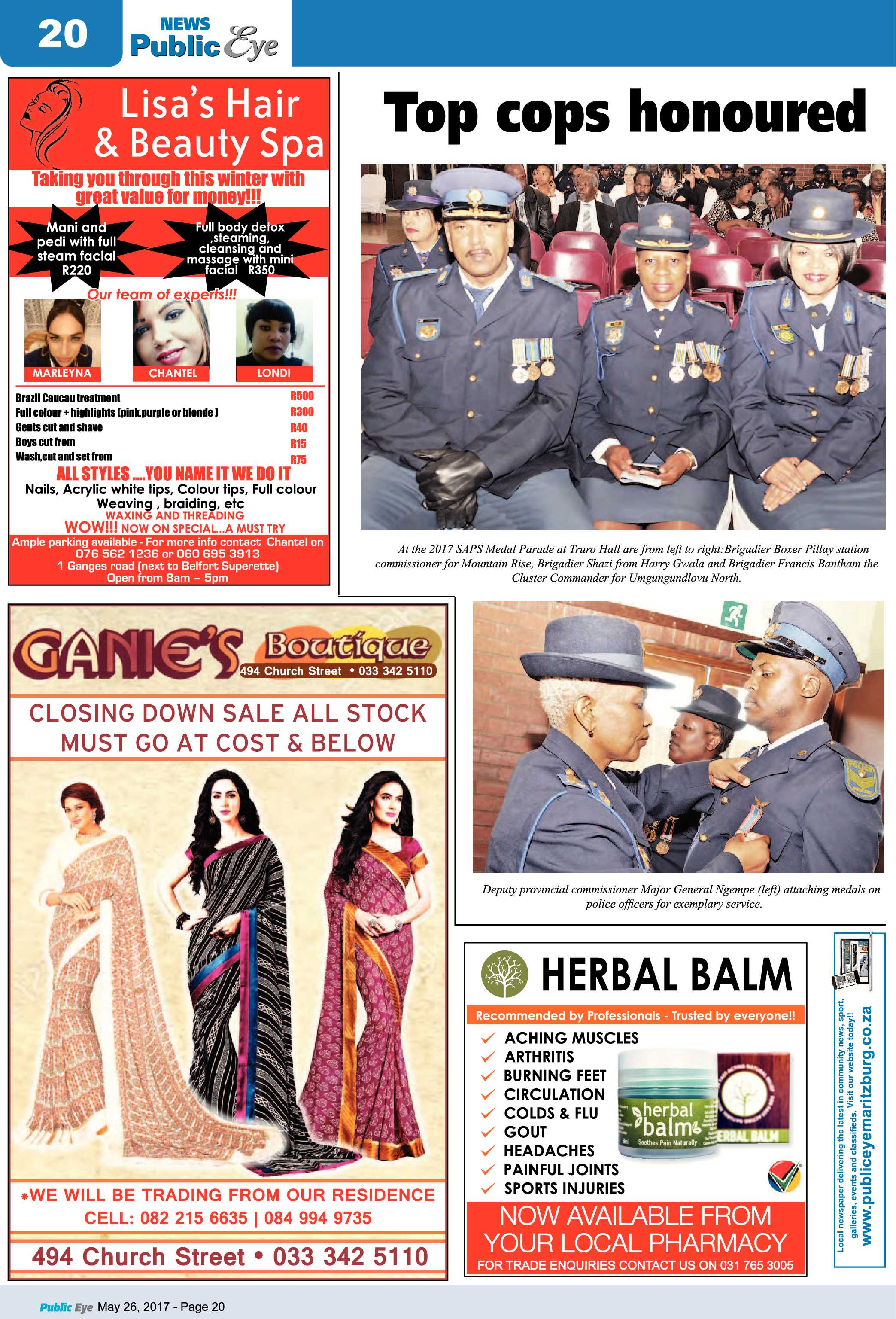 Public Eye 26 May 2017 page 20