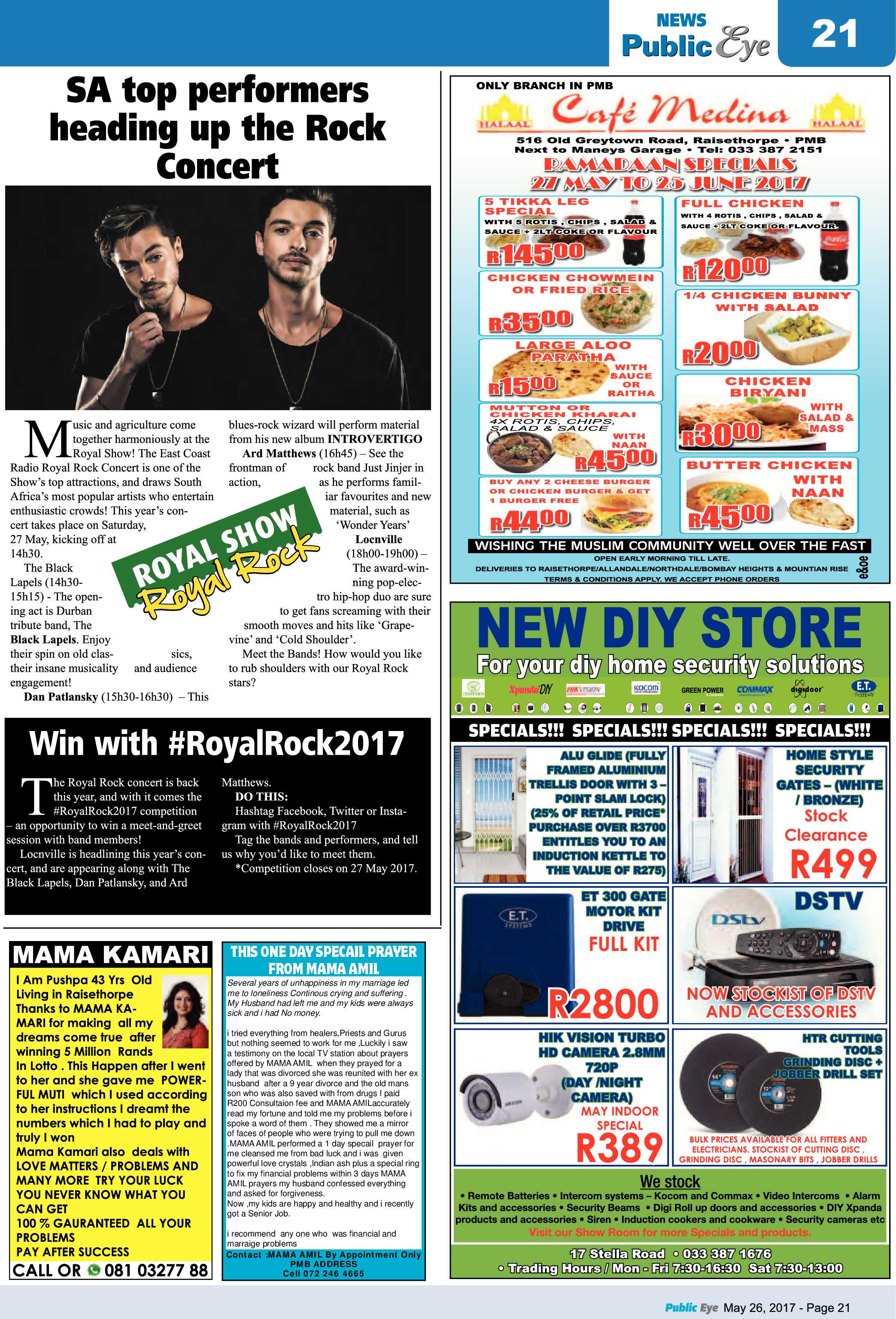 Public Eye 26 May 2017 page 21