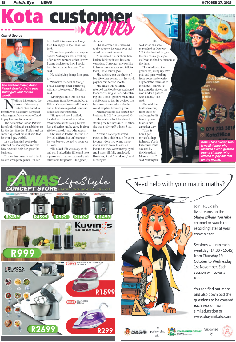 Public Eye 27.10.23 e-Edition page 10