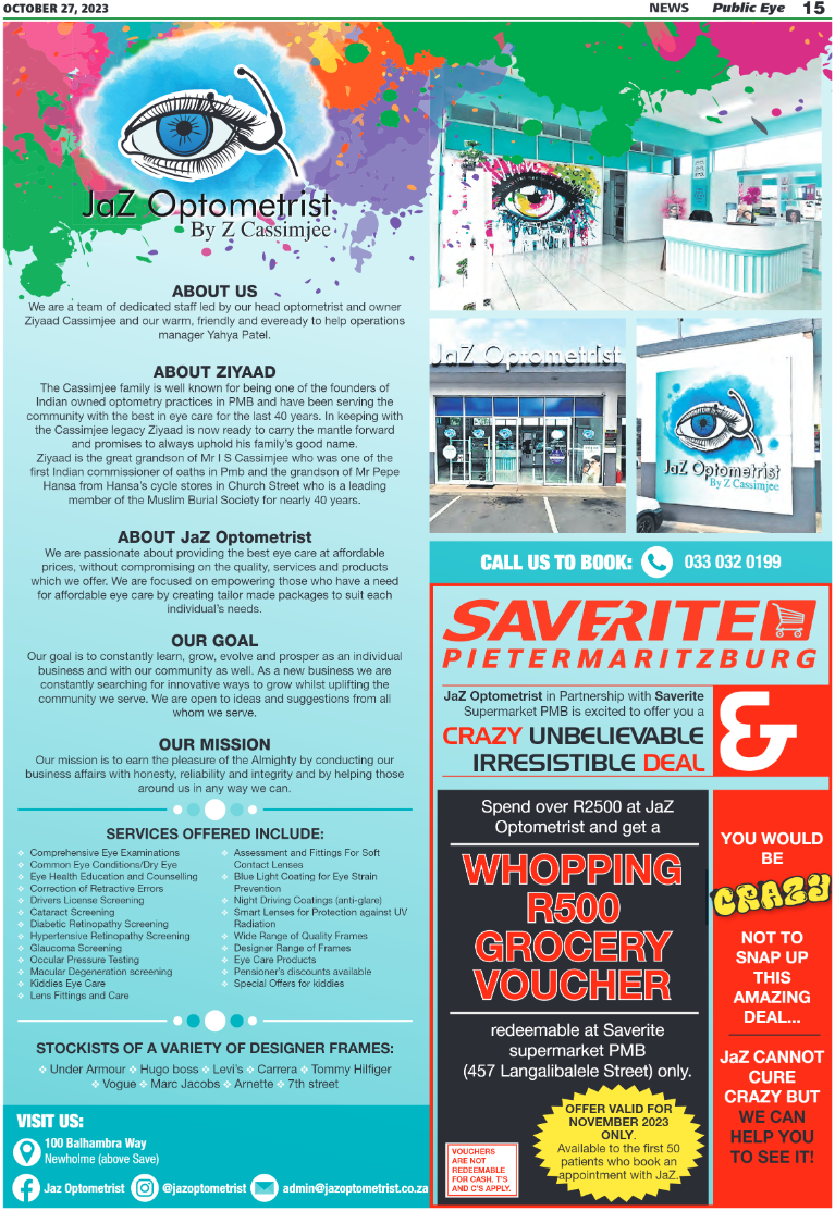 Public Eye 27.10.23 e-Edition page 19