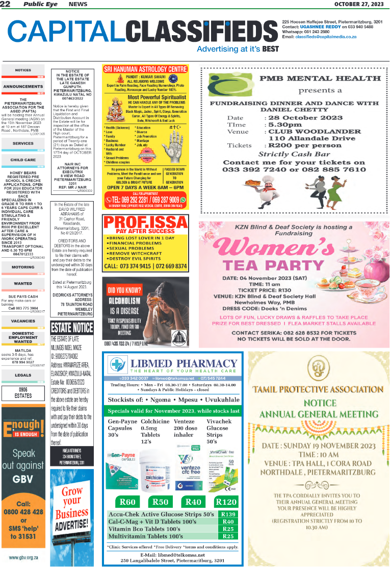 Public Eye 27.10.23 e-Edition page 26