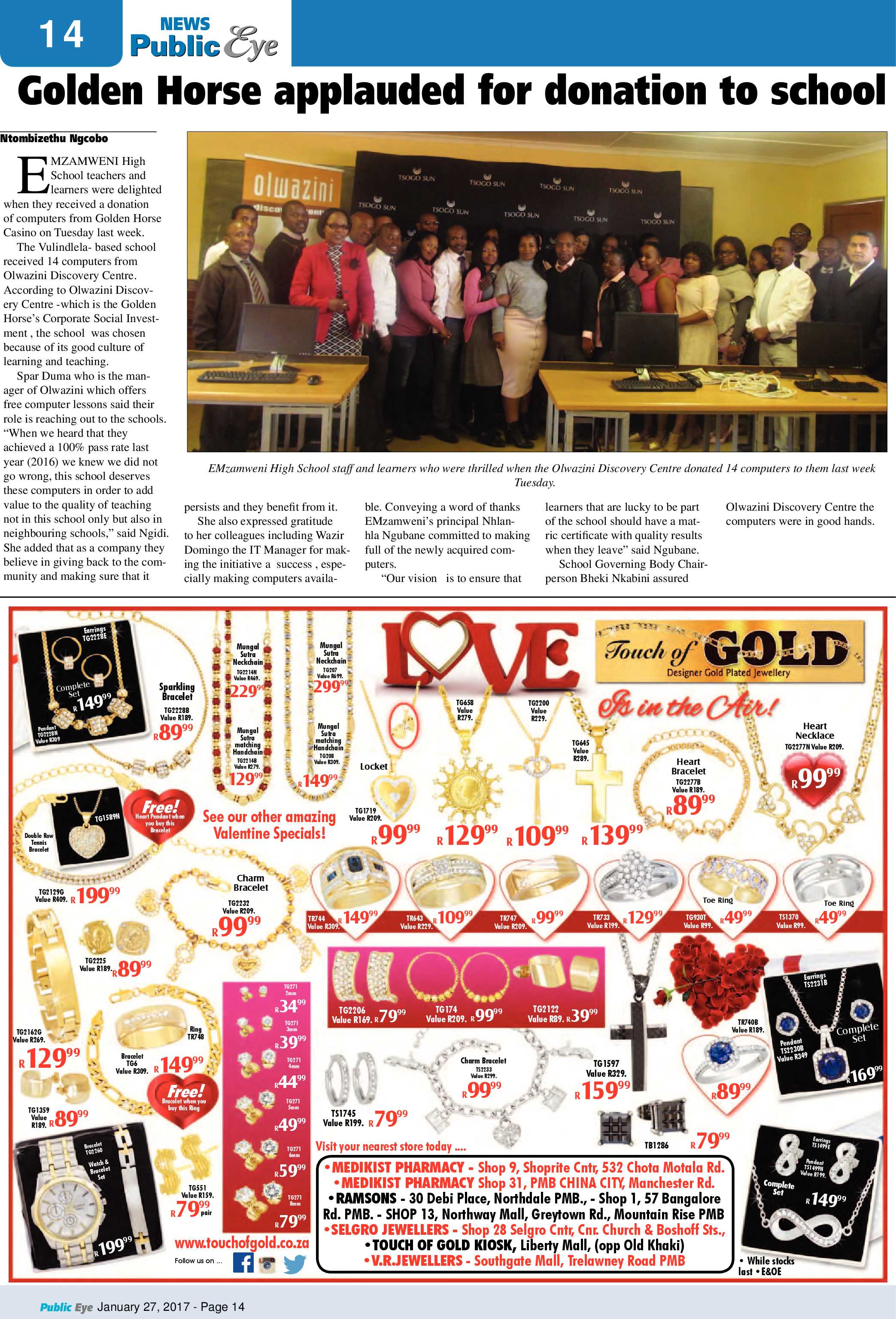 Public Eye 27 January 2017 page 14