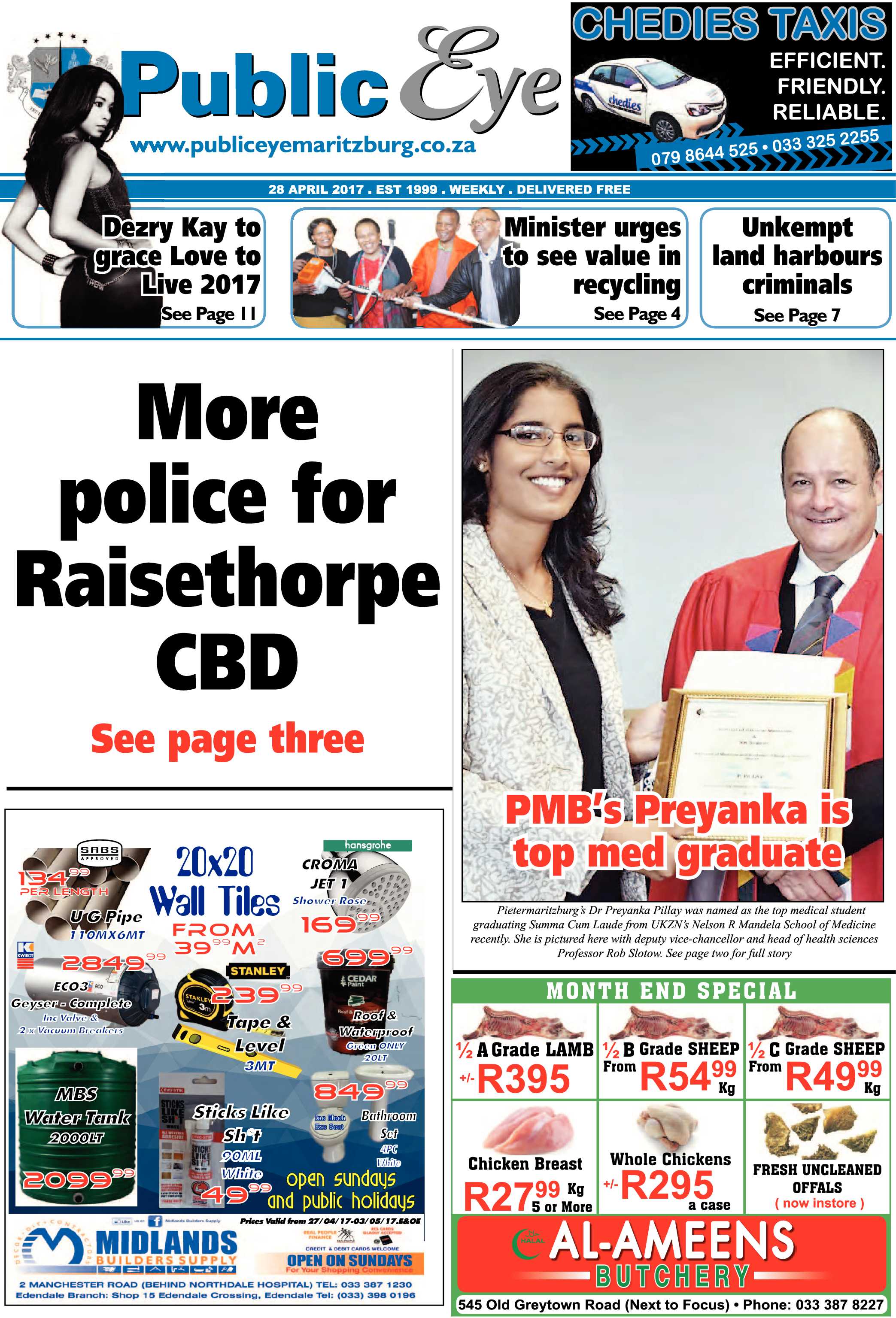 Public Eye 28 April 2017 page 1