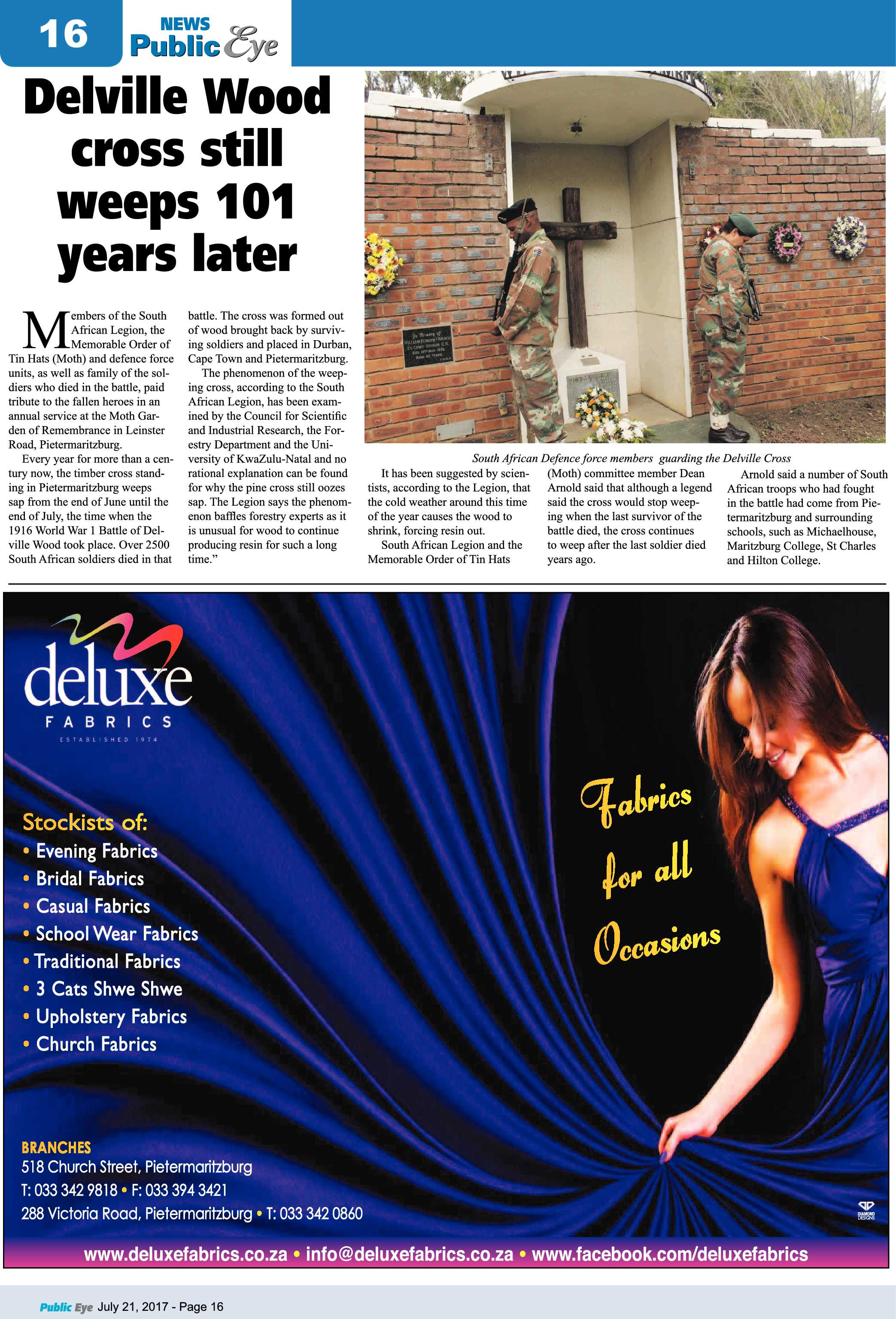 Public Eye 28 July 2017 page 16