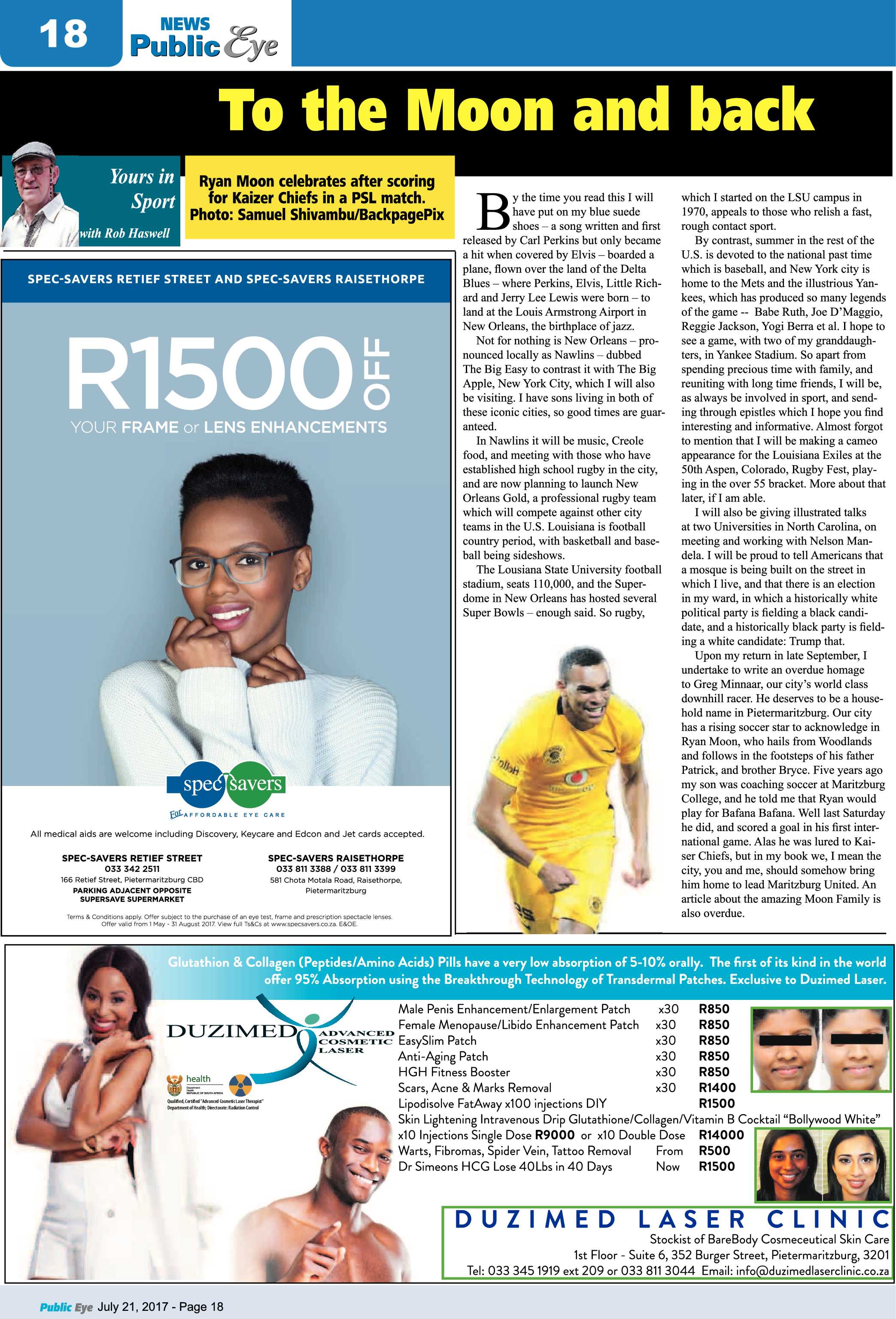 Public Eye 28 July 2017 page 18