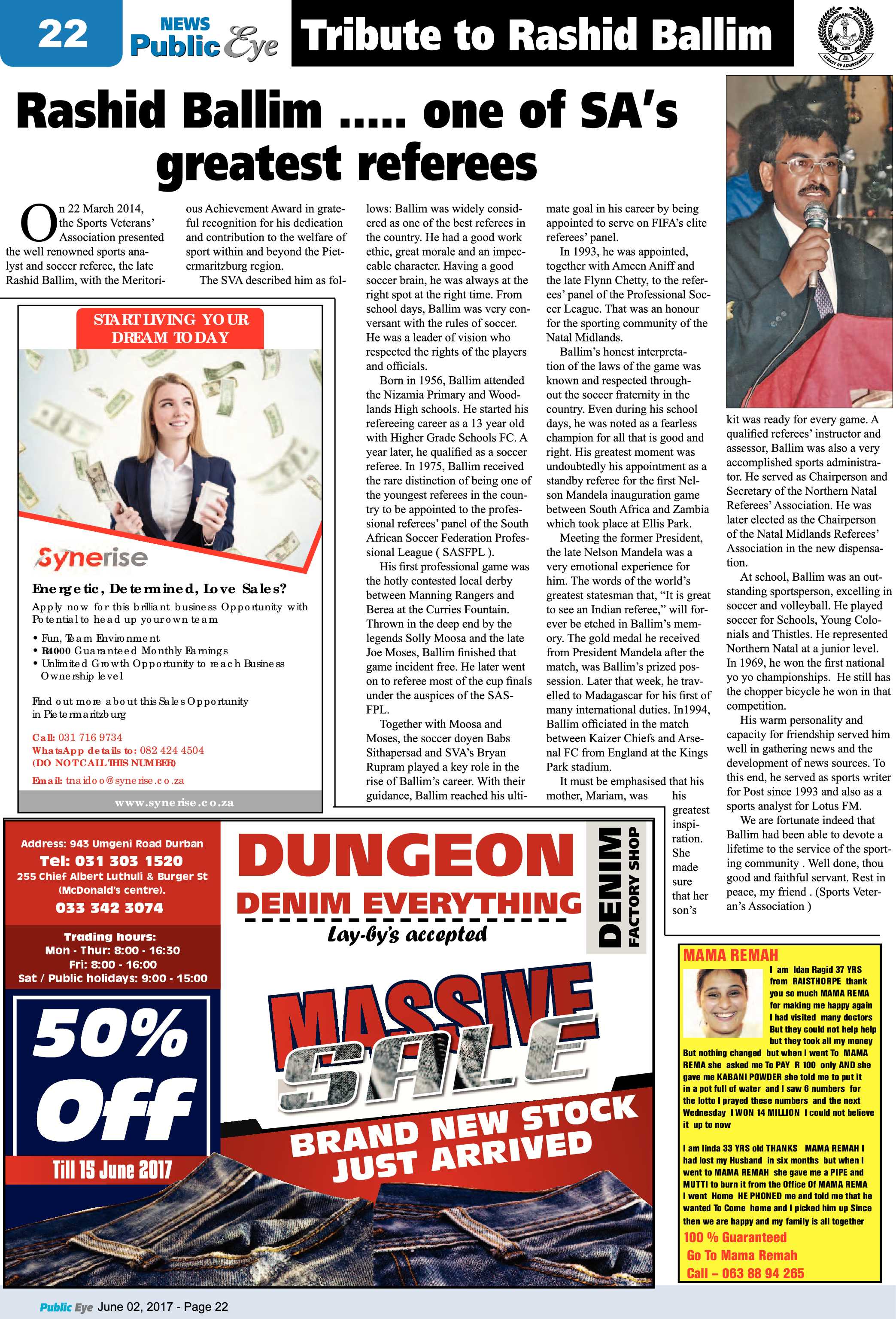 Public Eye 2 June 2017 page 22