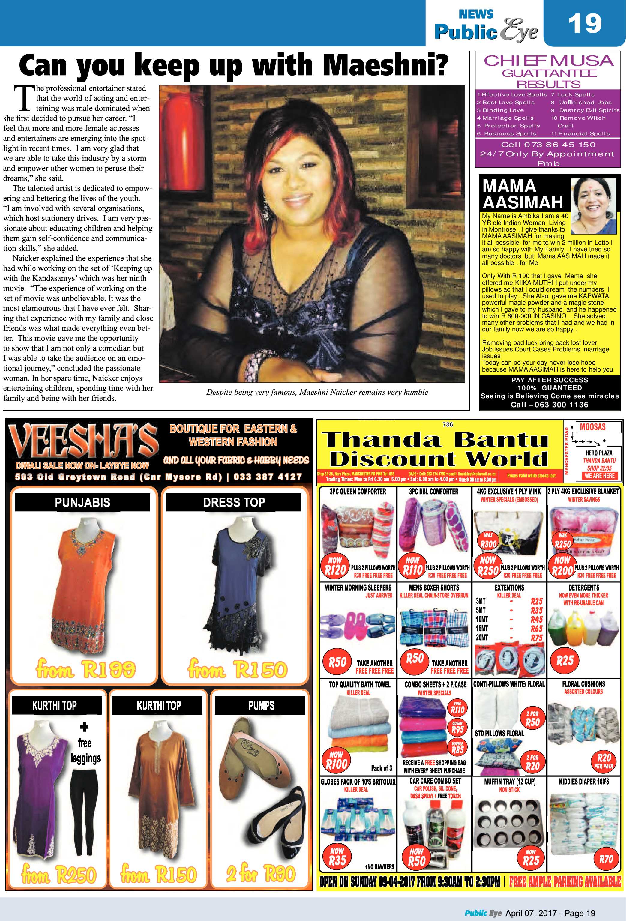 Public Eye 7 April 2017 page 19