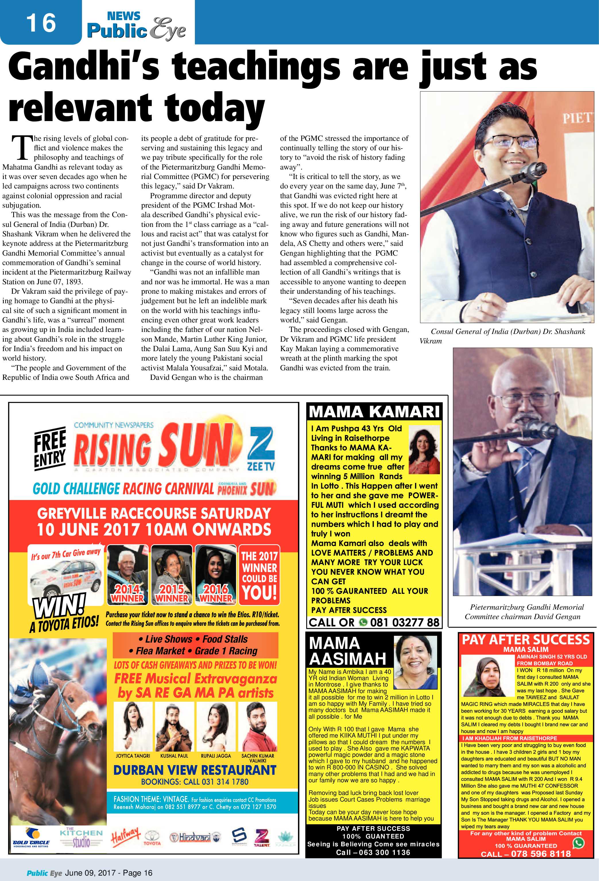 Public Eye 9 June 2017 page 16