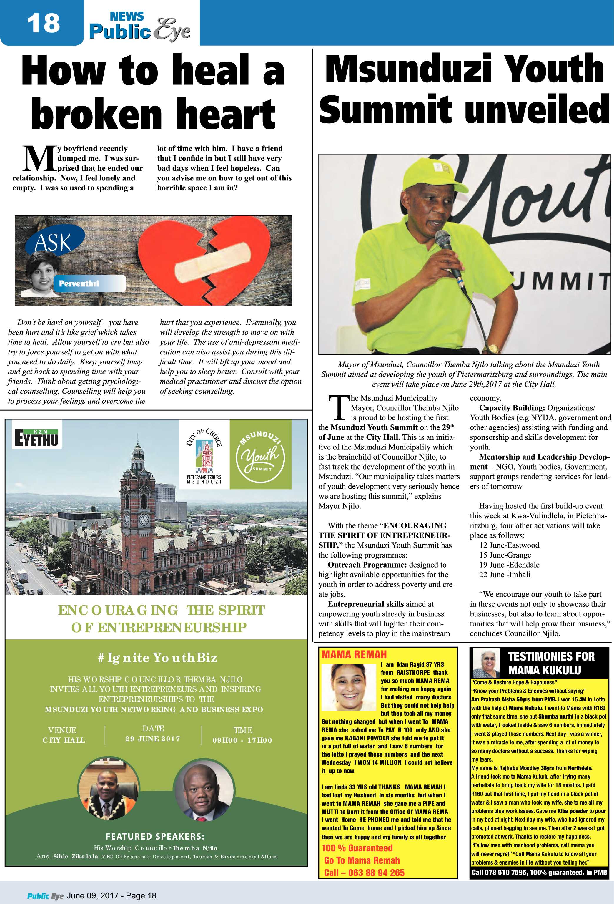 Public Eye 9 June 2017 page 18