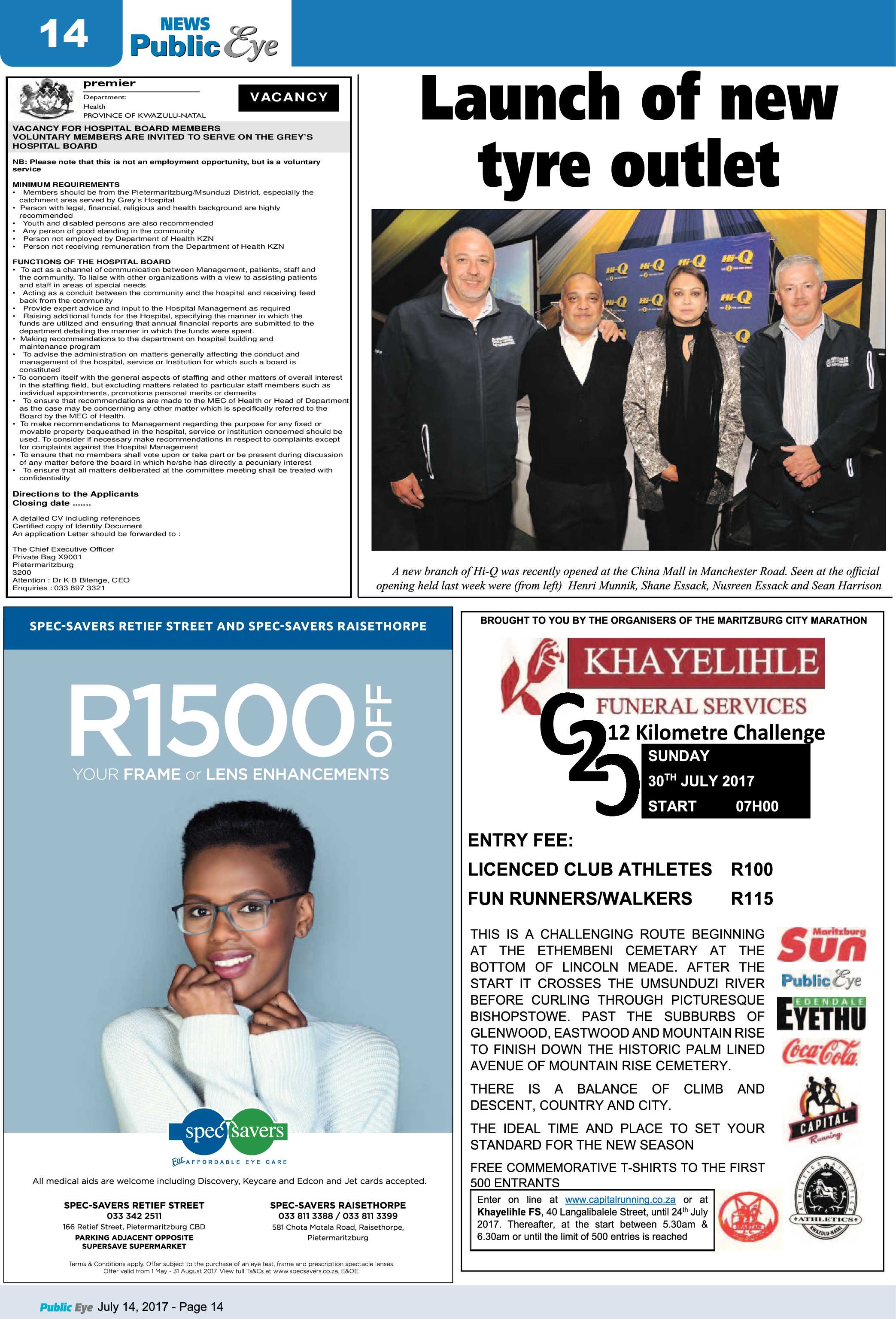 Public Eye 14 July 2017 page 14