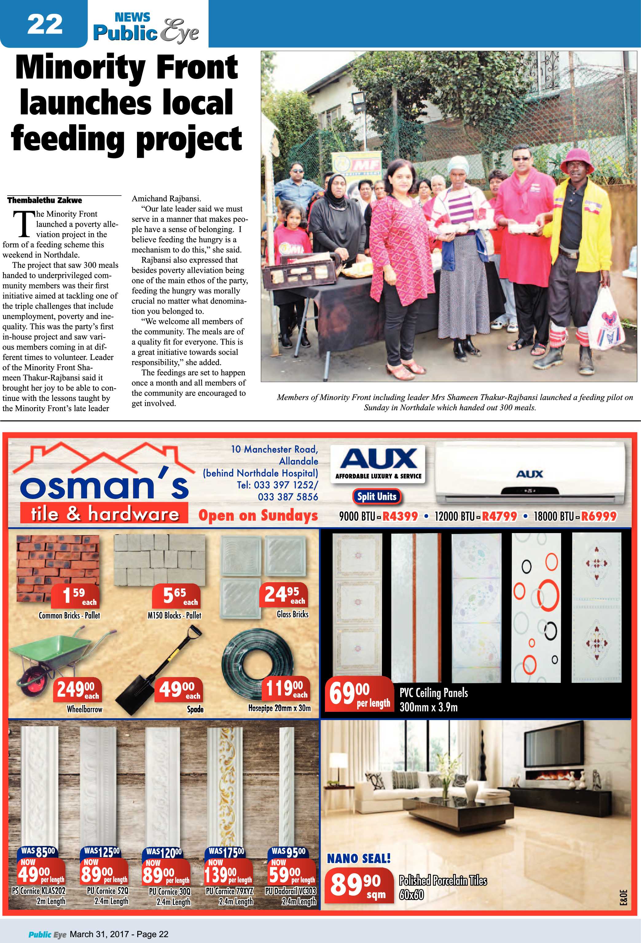 Public Eye 31 March 2017 page 22