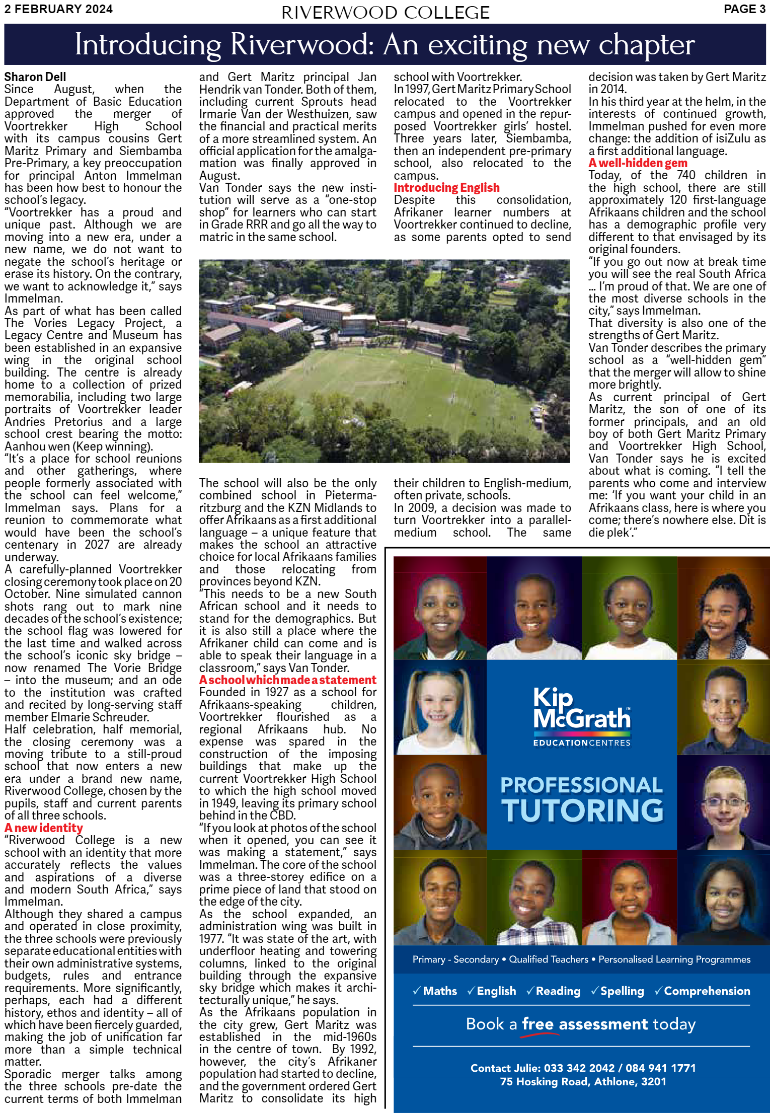 Riverwood College page 3