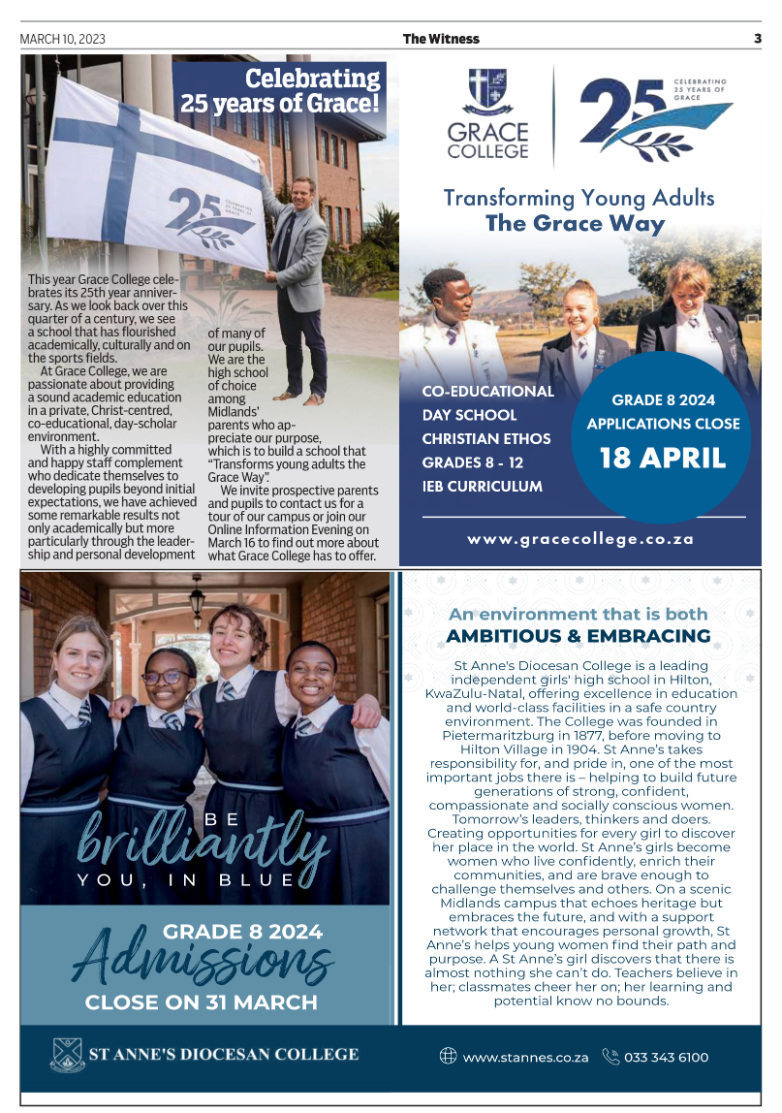 School Admission Supplement page 3