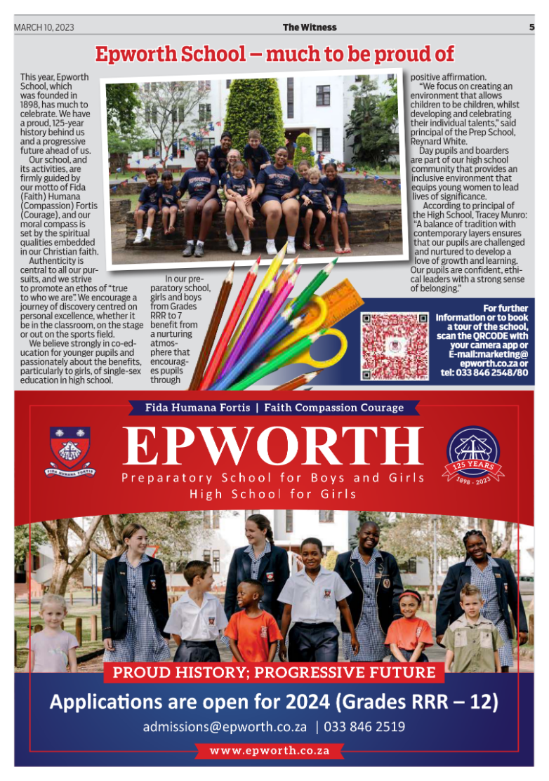 School Admission Supplement page 5