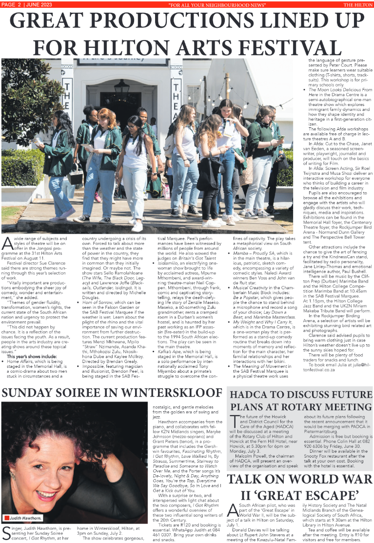 The Hilton June 2023 page 2