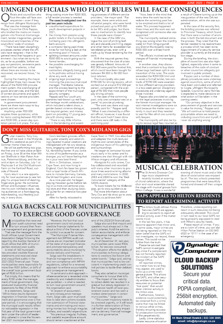 The Hilton June 2023 page 3