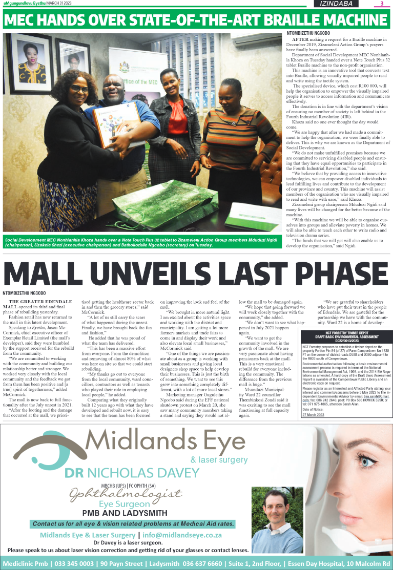 Umgungundlovu Eyethu 31.03.2023 page 3