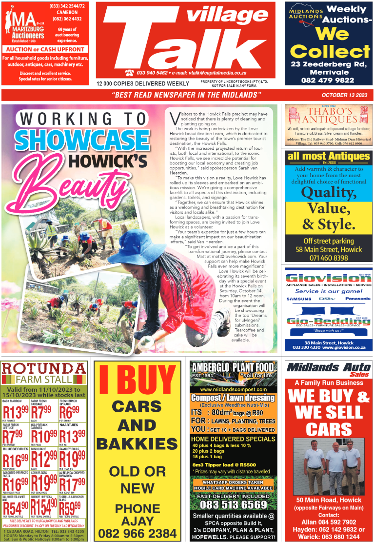 Village Talk 13.10.2023 page 1