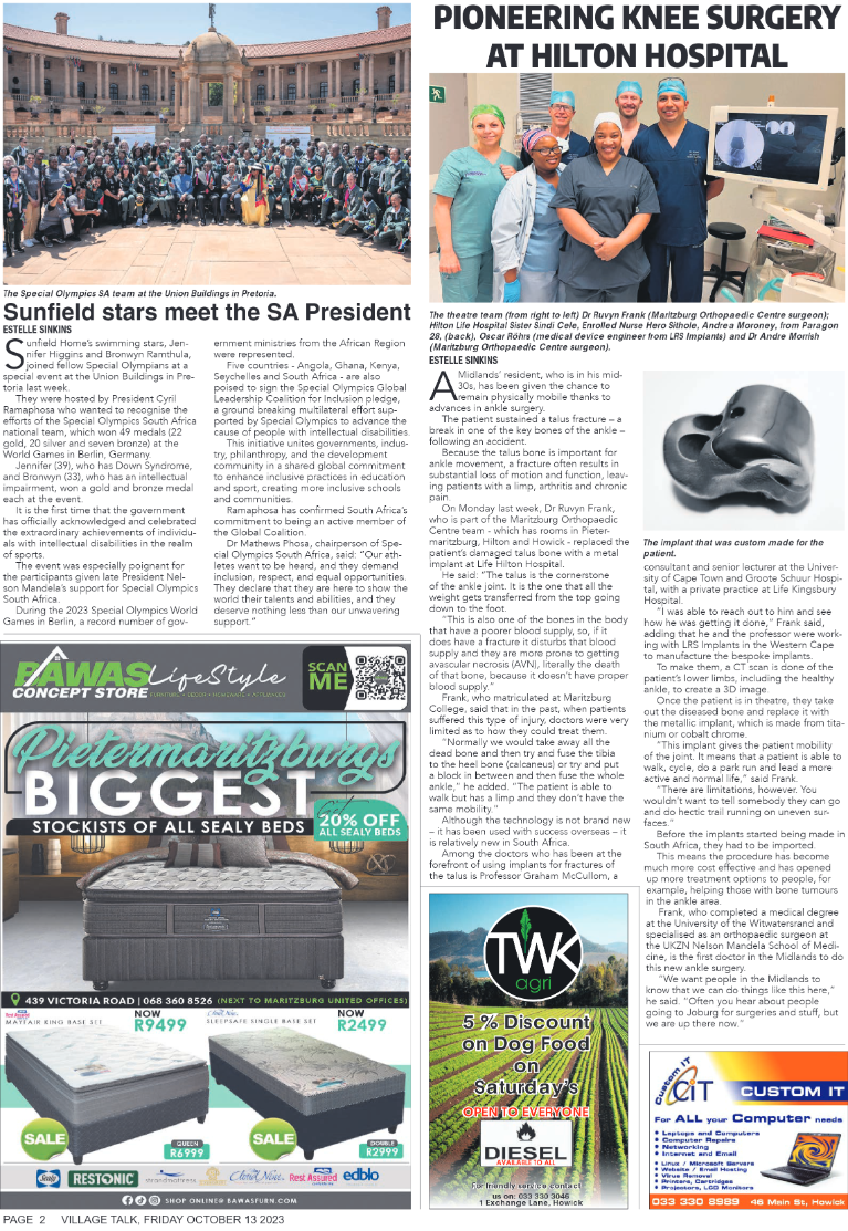 Village Talk 13.10.2023 page 2