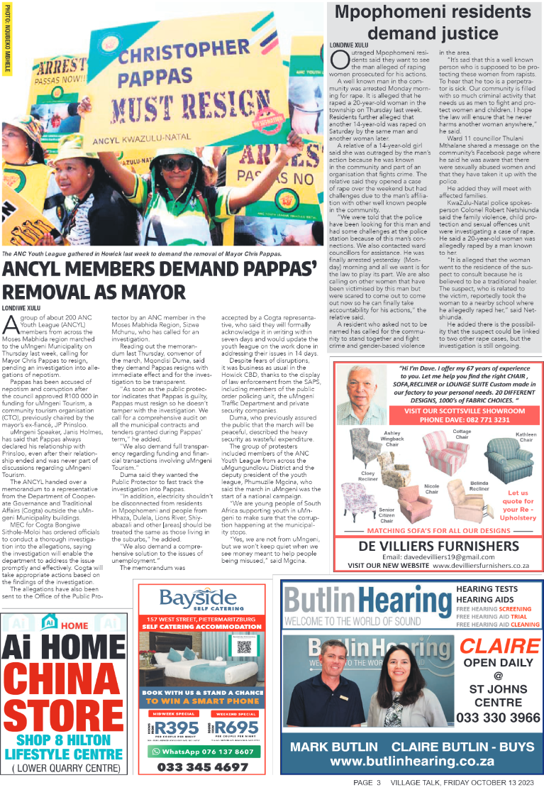 Village Talk 13.10.2023 page 3