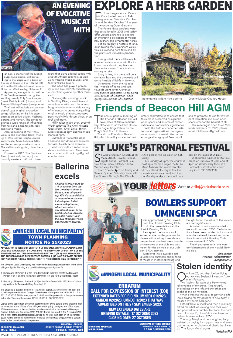 Village Talk 13.10.2023 page 8