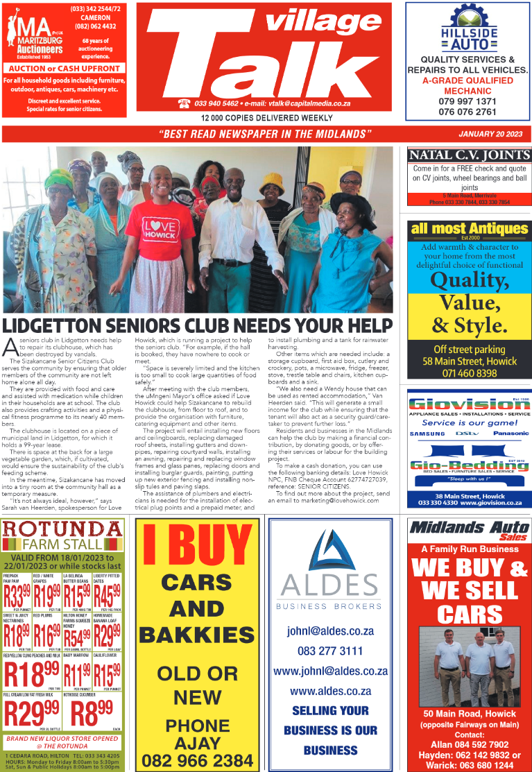 Village Talk 20.01.2023 page 1