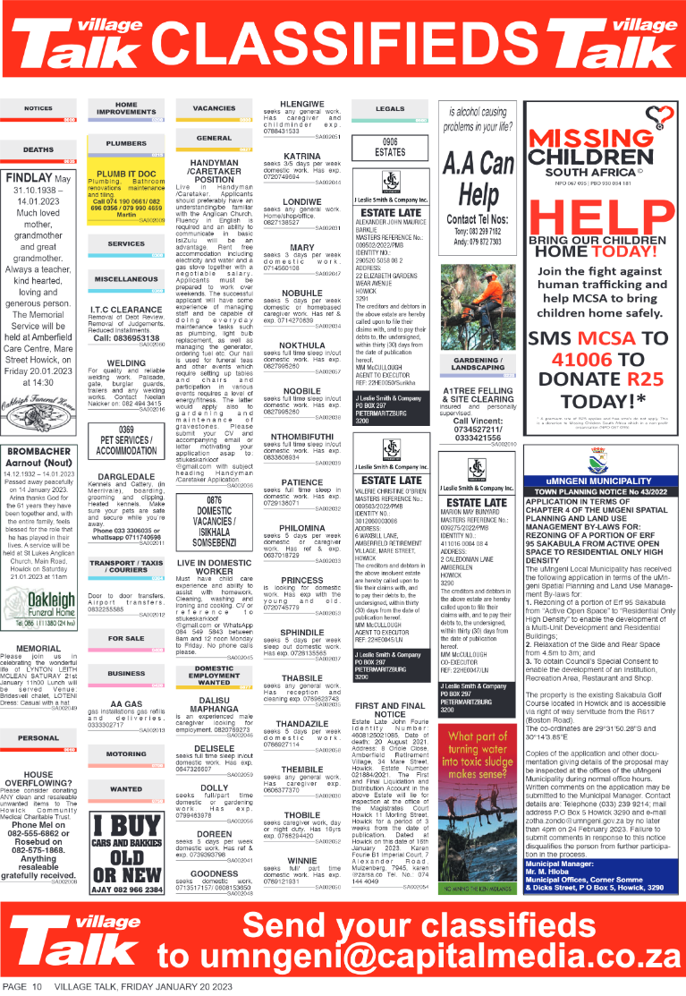 Village Talk 20.01.2023 page 10