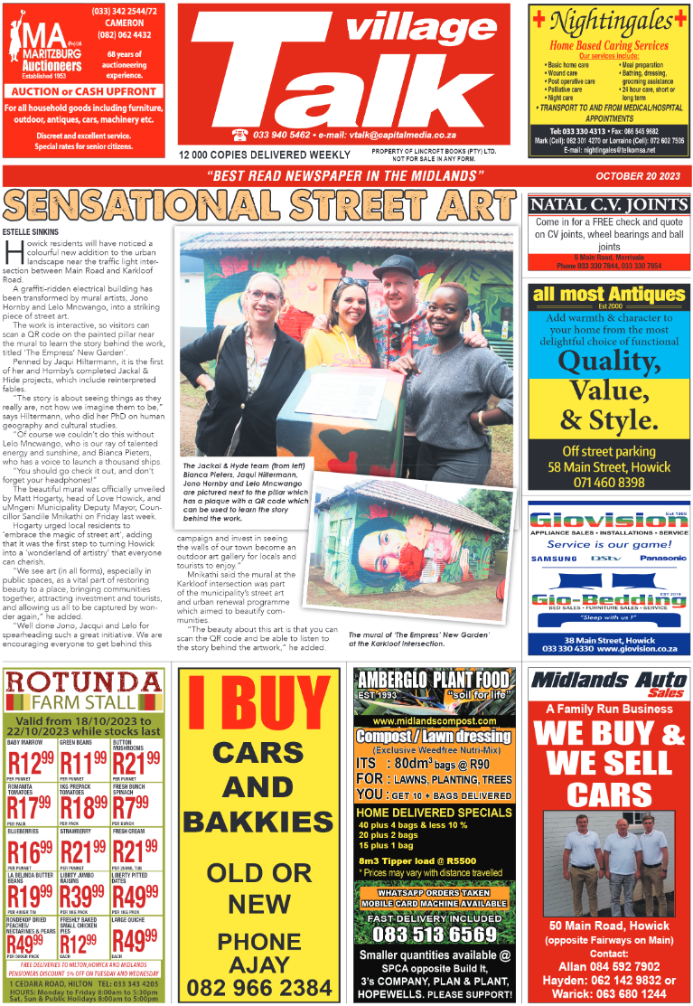 Village Talk 20.10.2023 page 1