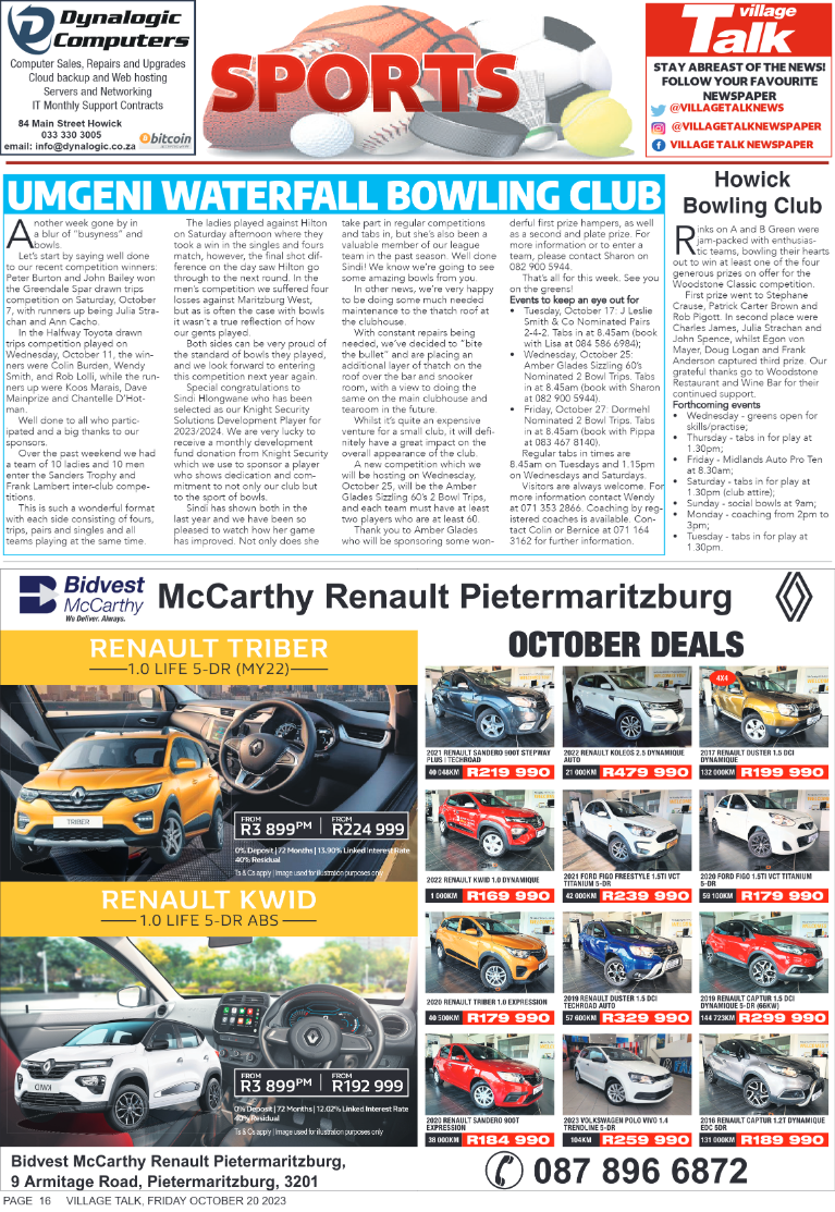 Village Talk 20.10.2023 page 16