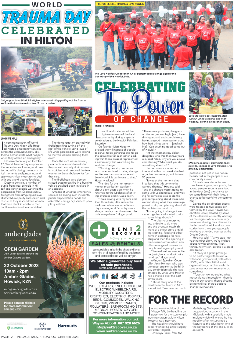 Village Talk 20.10.2023 page 2