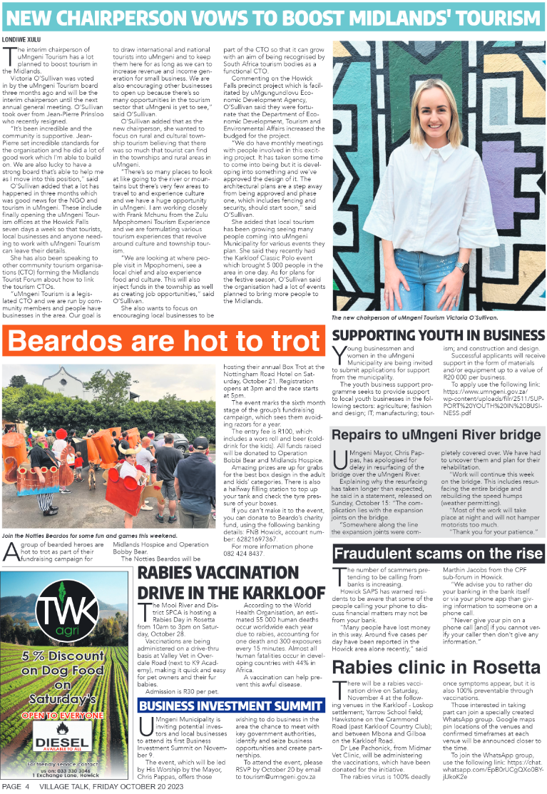 Village Talk 20.10.2023 page 4