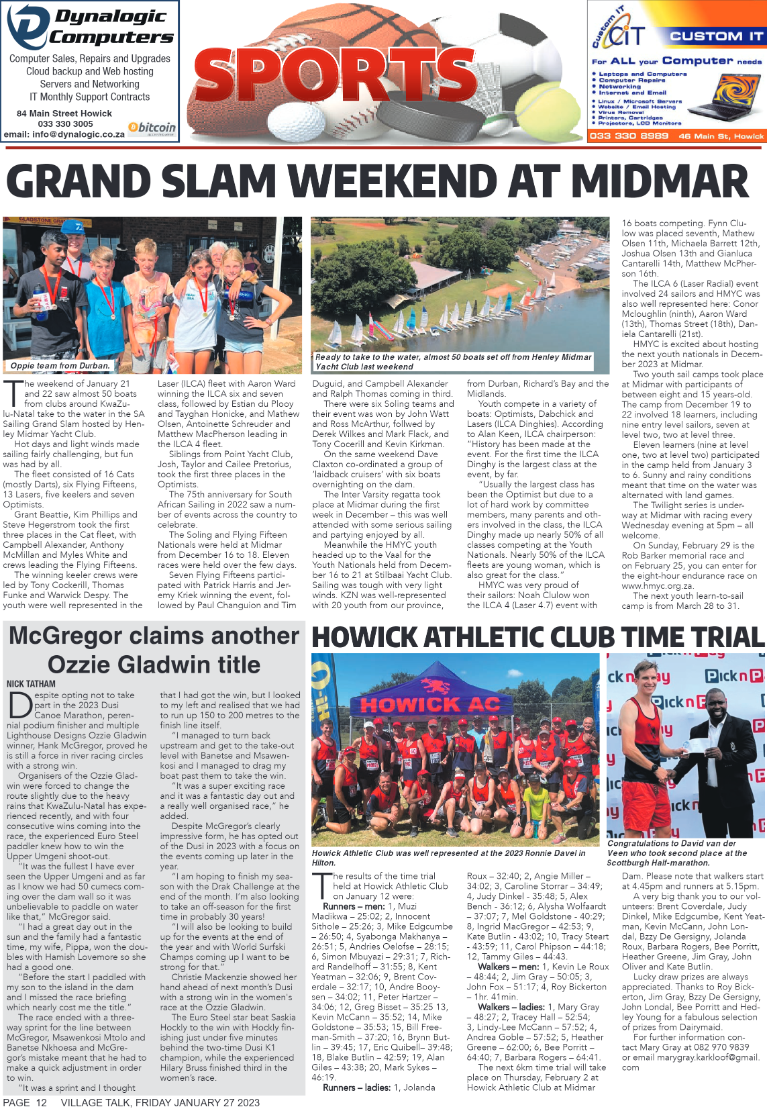 VILLAGE TALK 27.01.2023 page 12