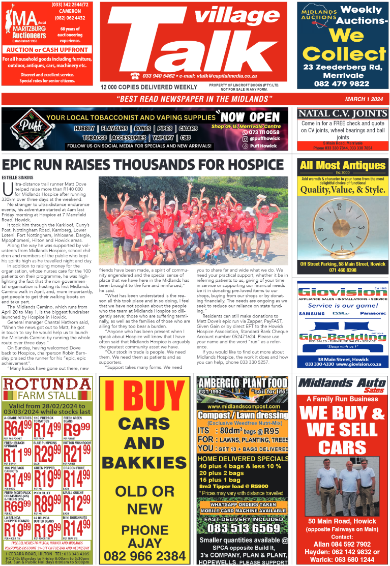 Village Talk 01.03.2024 page 1